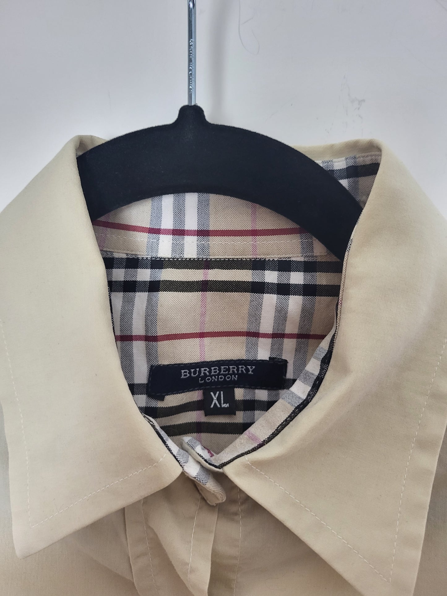 Burberry - Bluse/Hemd - Klassisch - Vintage - Beige - Damen - S/M