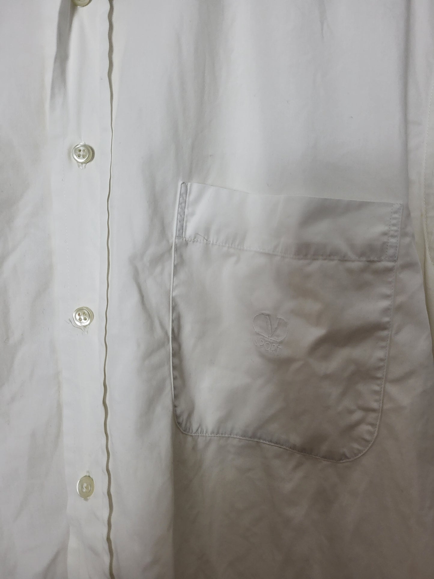 VALENTINO - Hemd - Klassisch - Weiß - Herren - XL