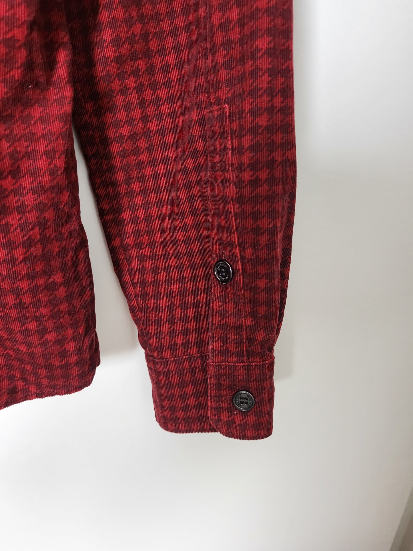 VINTAGE BURBERRY - Hemd/Bluse - Muster - Schwarz/Rot - Damen - M