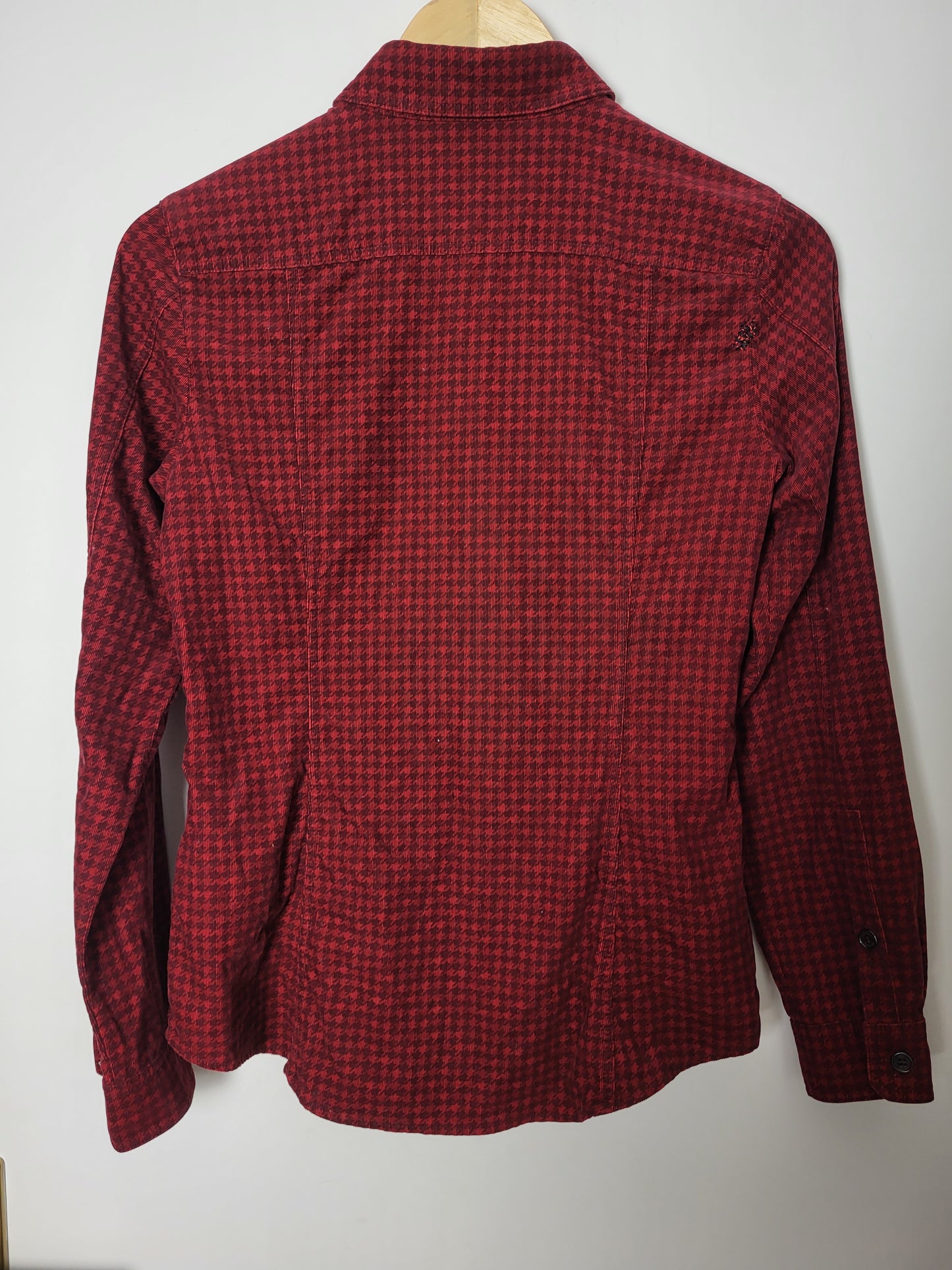 VINTAGE BURBERRY - Hemd/Bluse - Muster - Schwarz/Rot - Damen - M