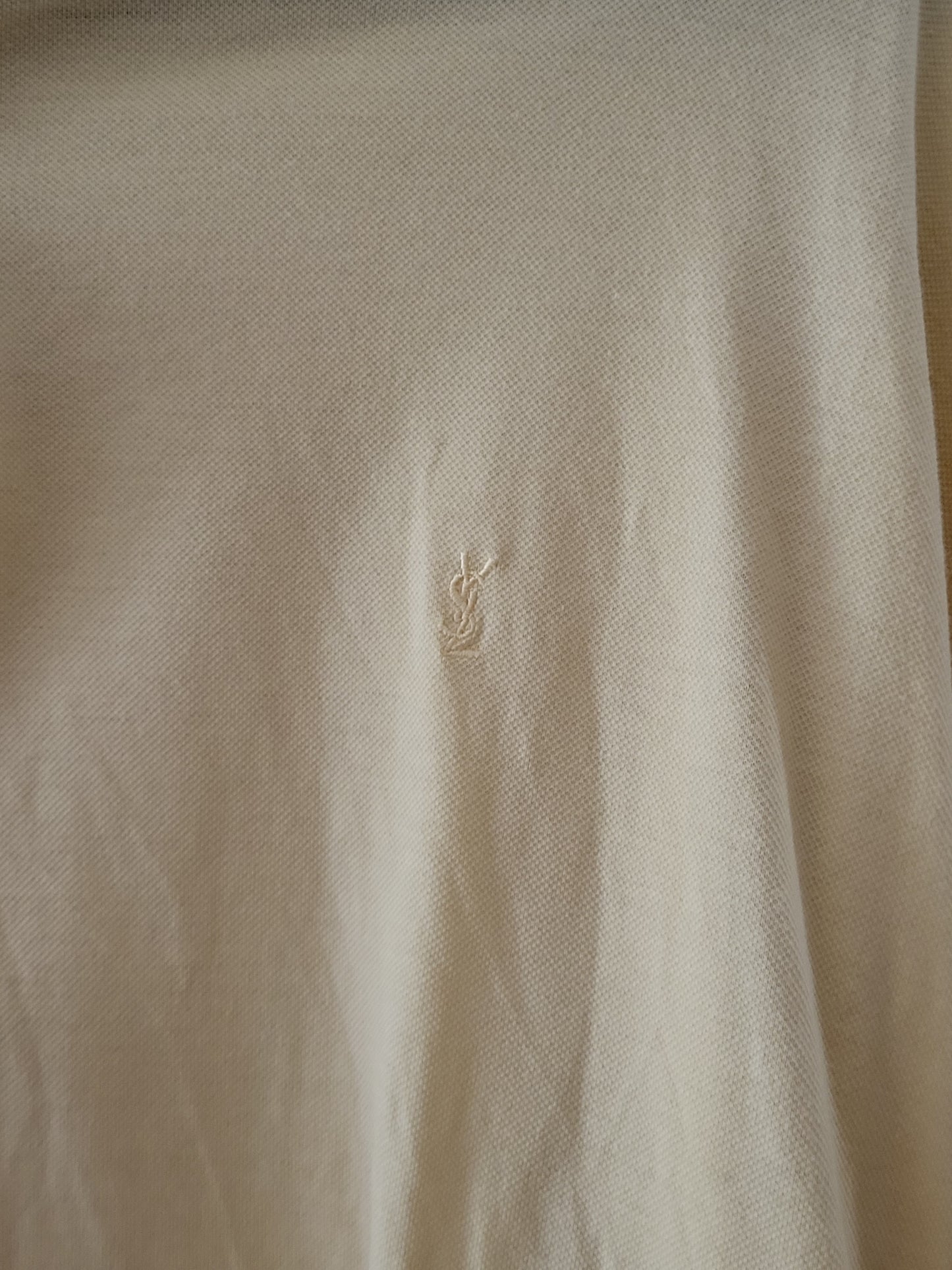Vintage Yves Saint Laurent - Poloshirt - Klassisch - Gelb - Herren - XL