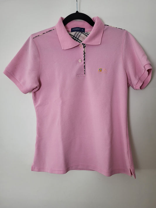 BURBERRY - Poloshirt - Klassisch - Rosa - Damen - M/L