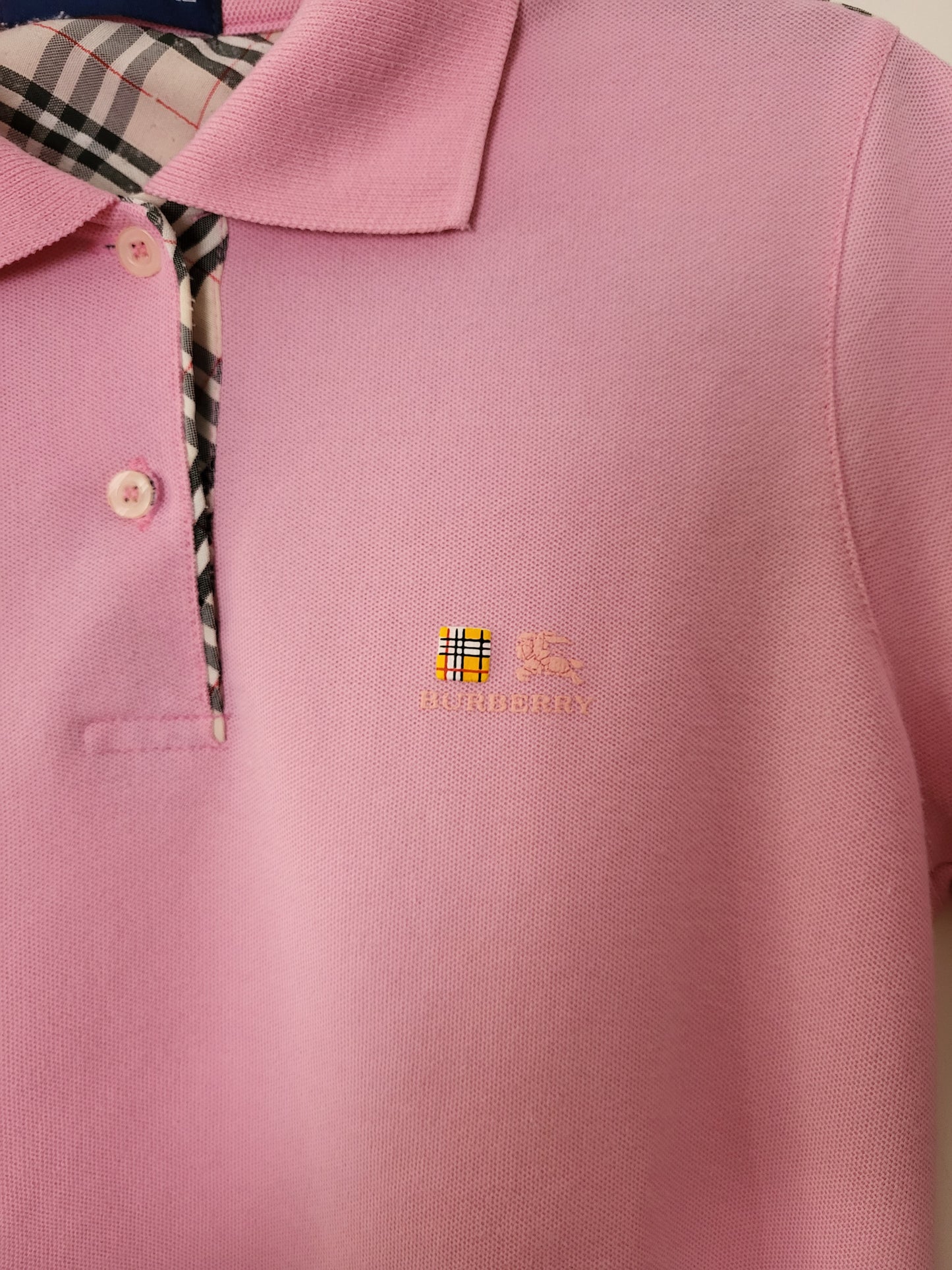 BURBERRY - Poloshirt - Klassisch - Rosa - Damen - M/L