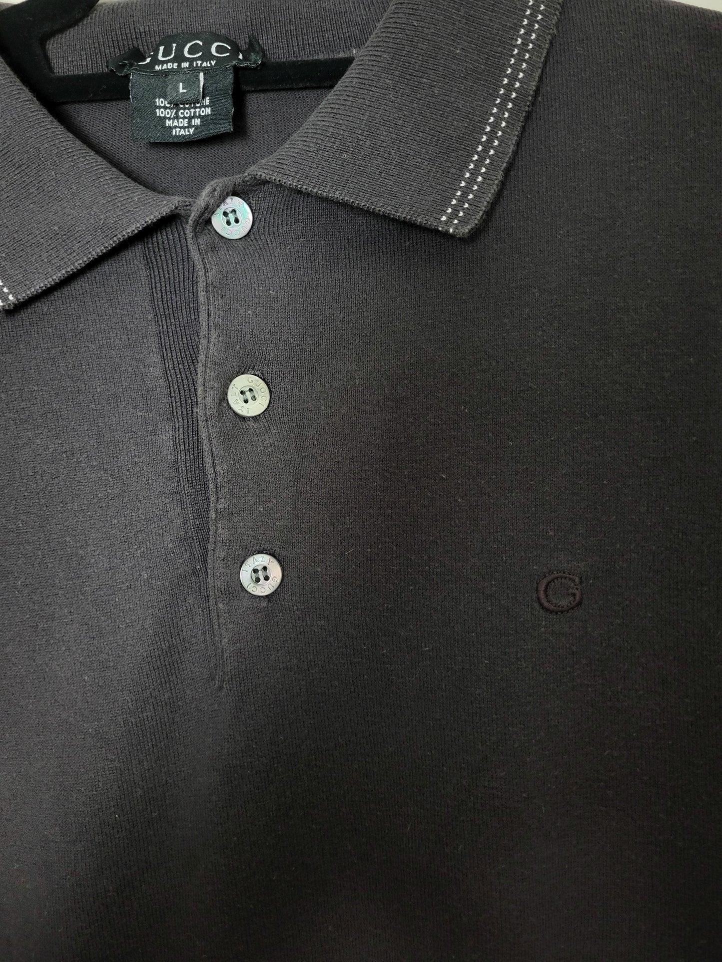 Gucci - Poloshirt - Klassisch - Schwarz - Herren - L