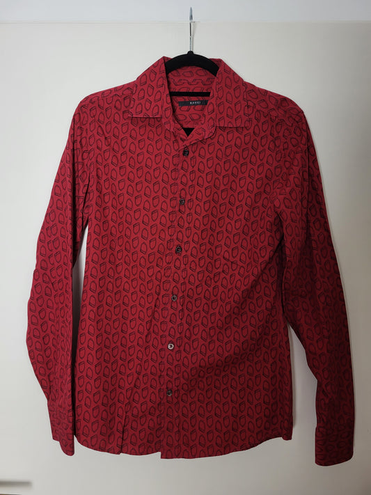 Gucci - Hemd - Print mit Muster - Rot - Herren - L