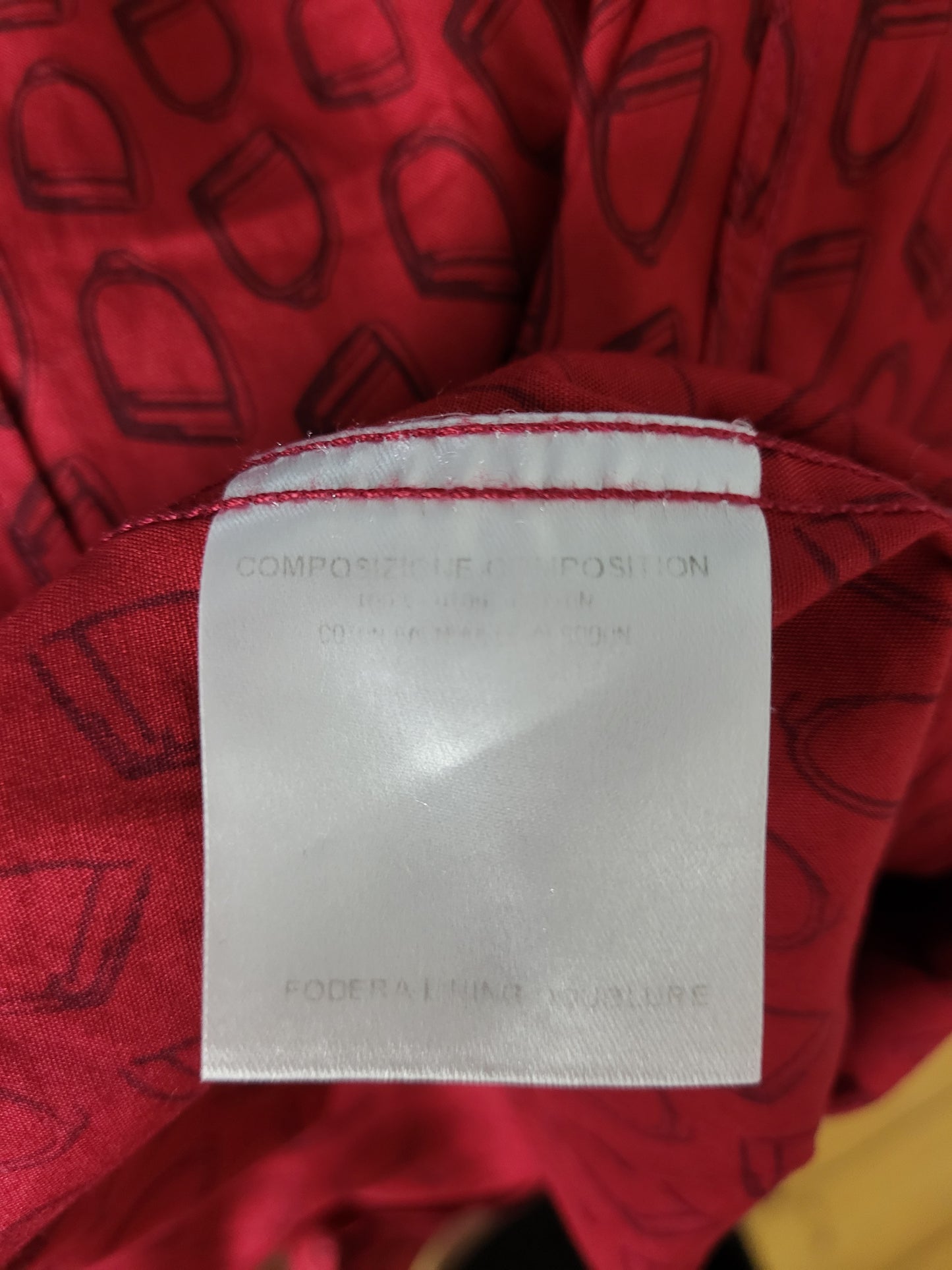 Gucci - Hemd - Print mit Muster - Rot - Herren - L