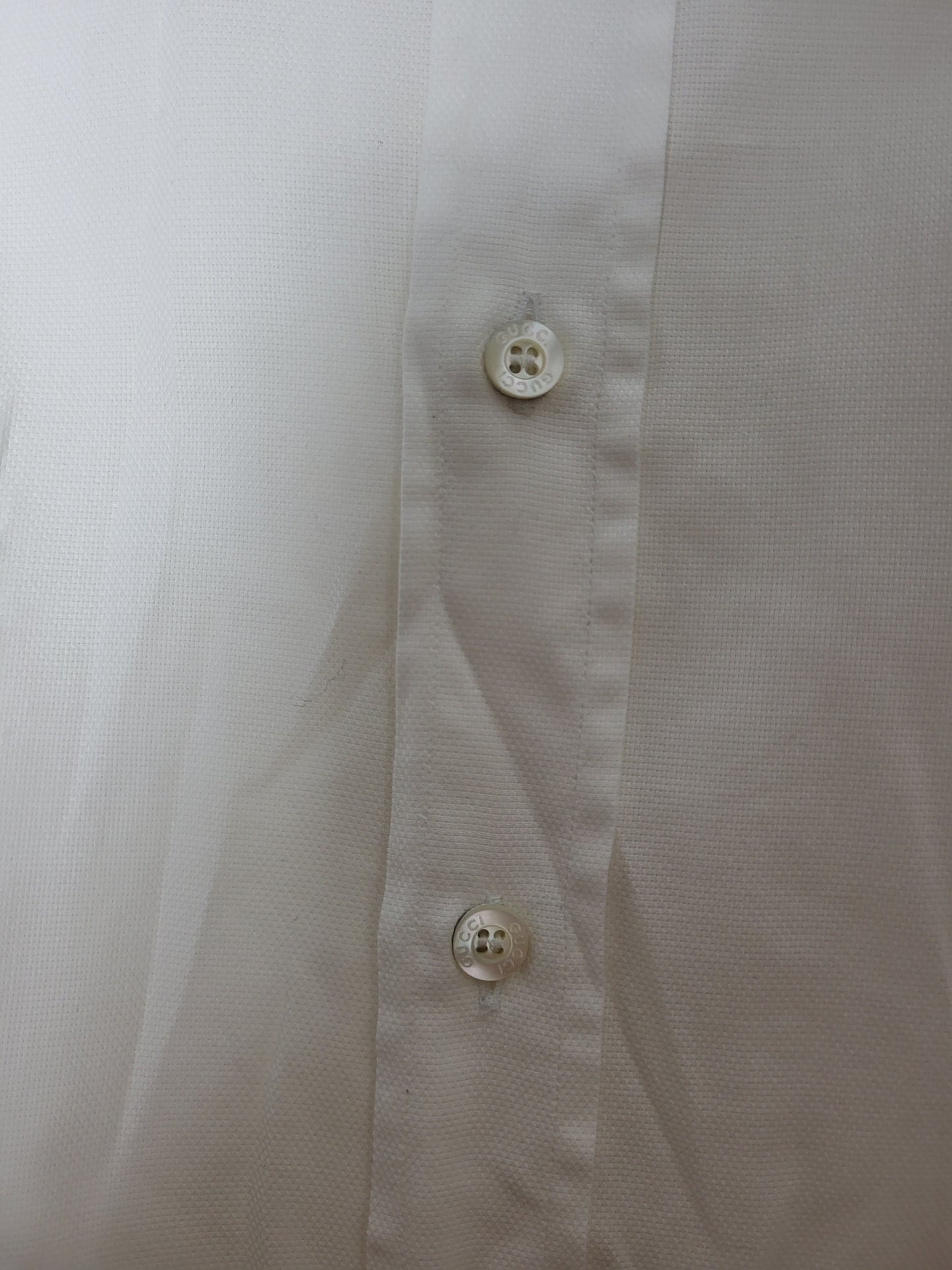 Gucci - Hemd - Klassisch - Weiß - Herren - XL