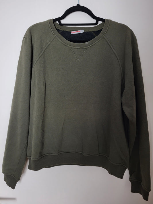 Prada - Pullover - Klassisch - Oliv - Herren - M/L