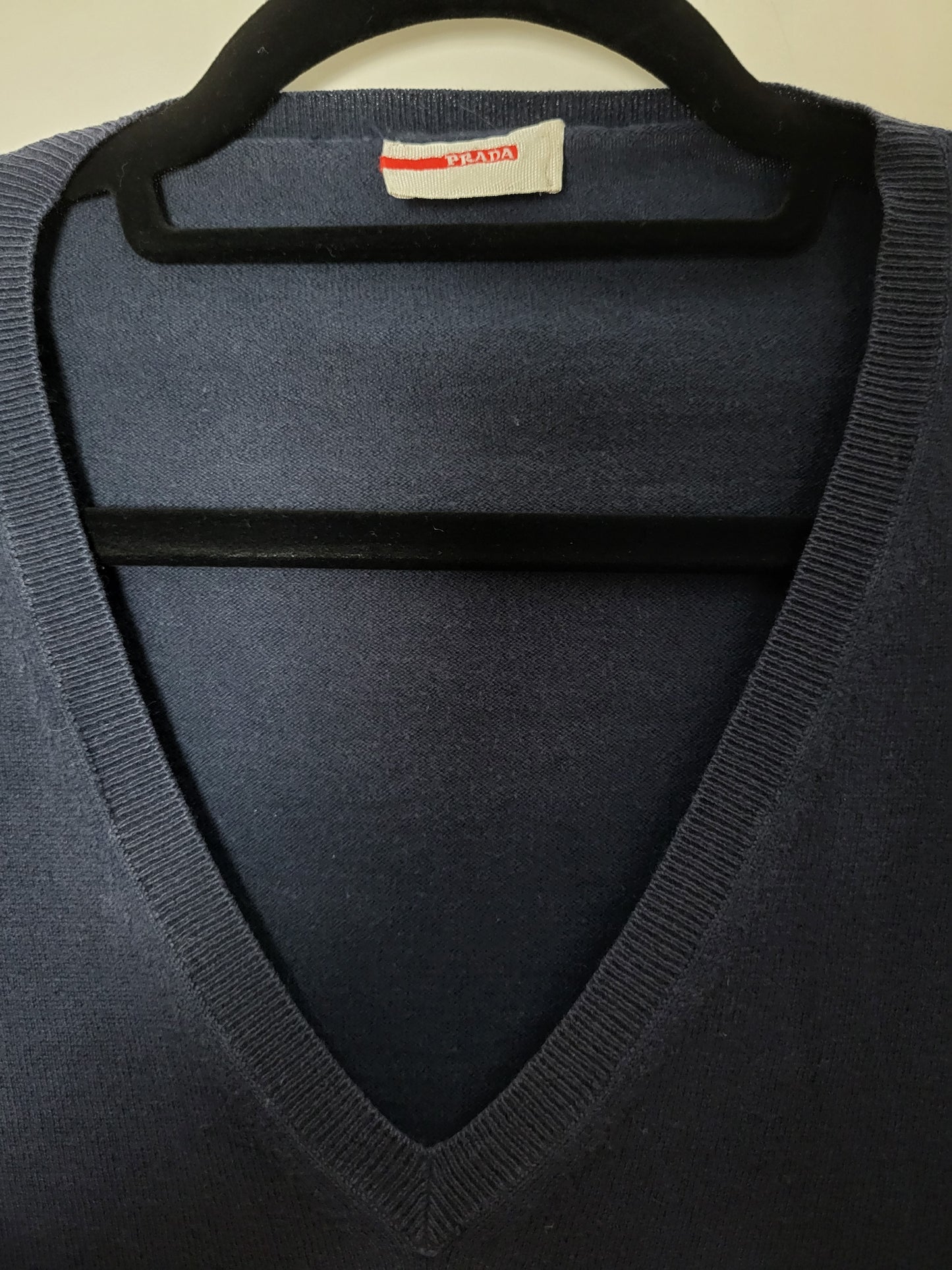 Prada - Pullover - Klassisch - Dunkelblau - Herren - L