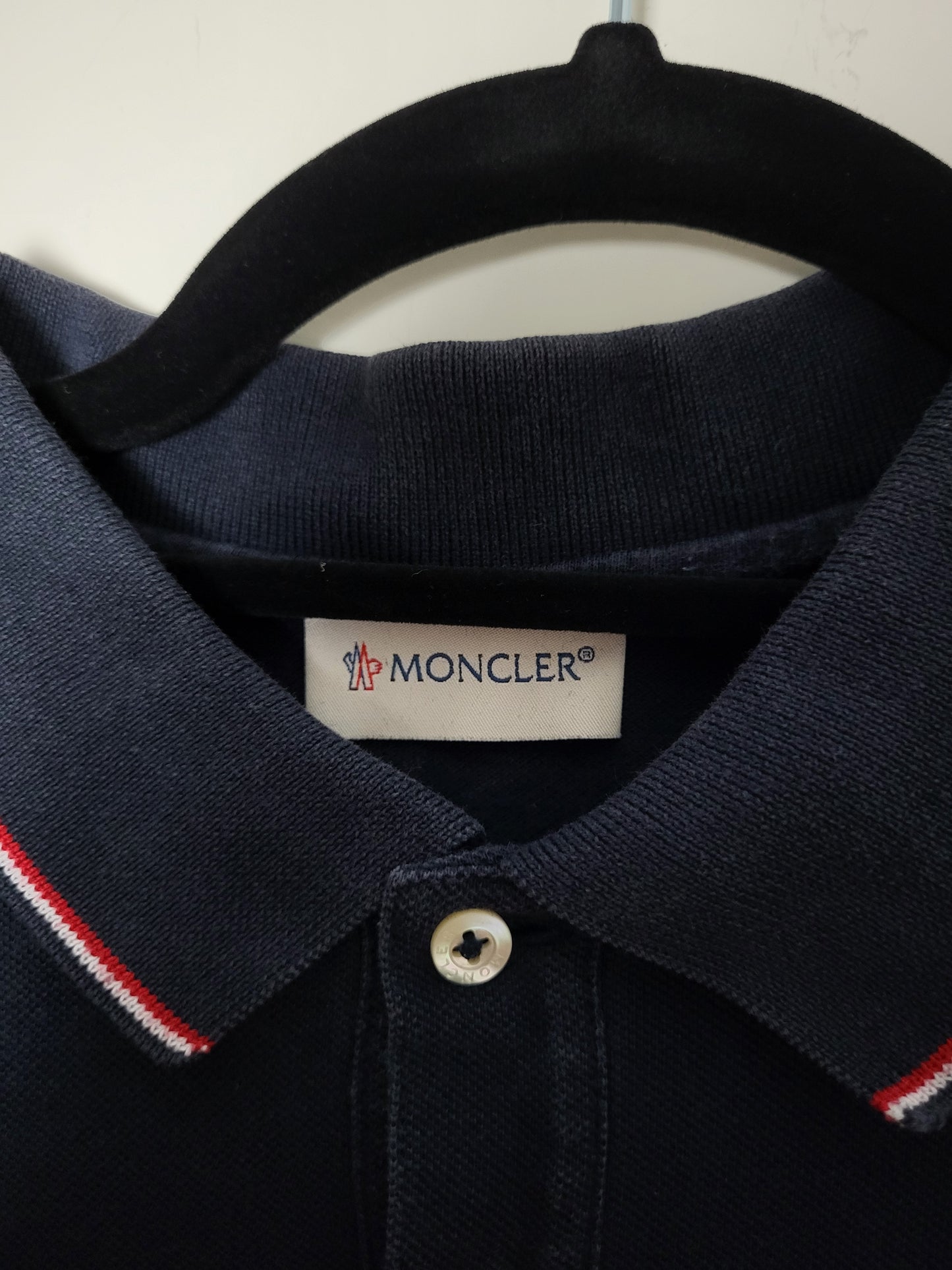 MONCLER - Poloshirt - Klassisch - Dunkelblau - Herren - S
