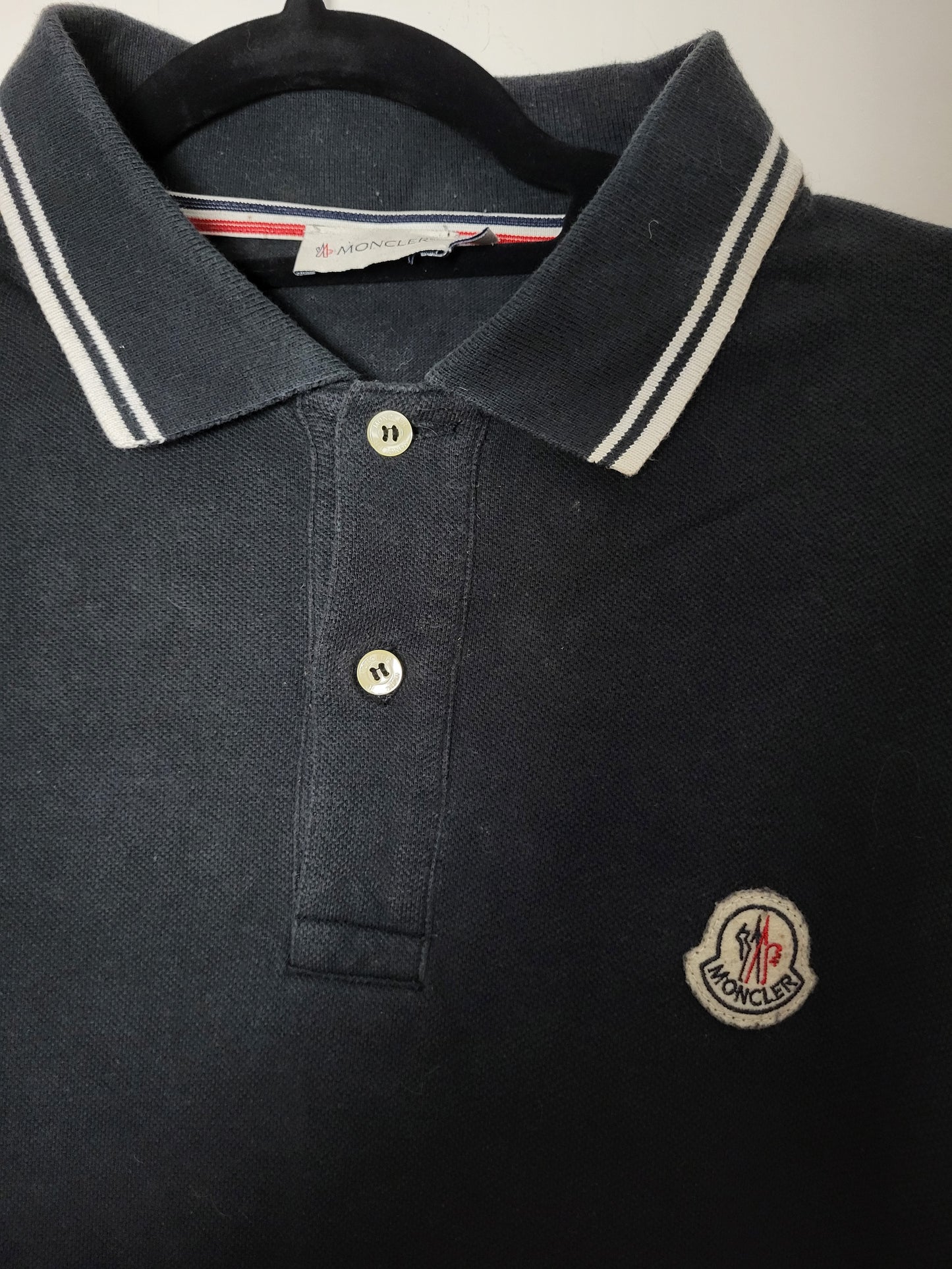 Moncler - Poloshirt - Klassisch - Dunkelblau - Herren - M