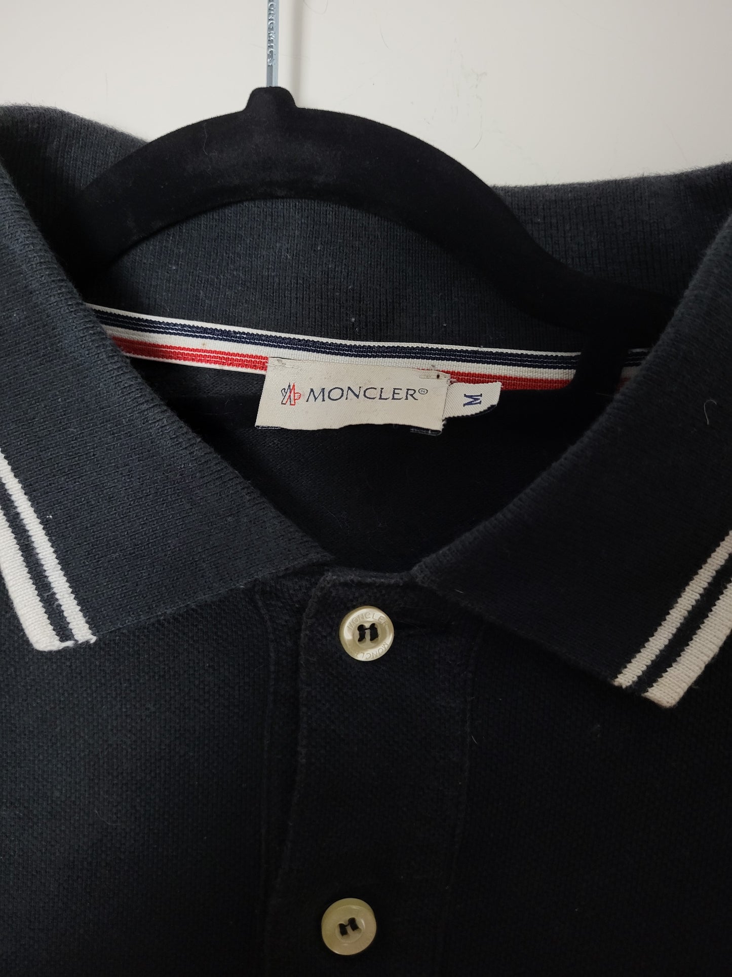 Moncler - Poloshirt - Klassisch - Dunkelblau - Herren - M