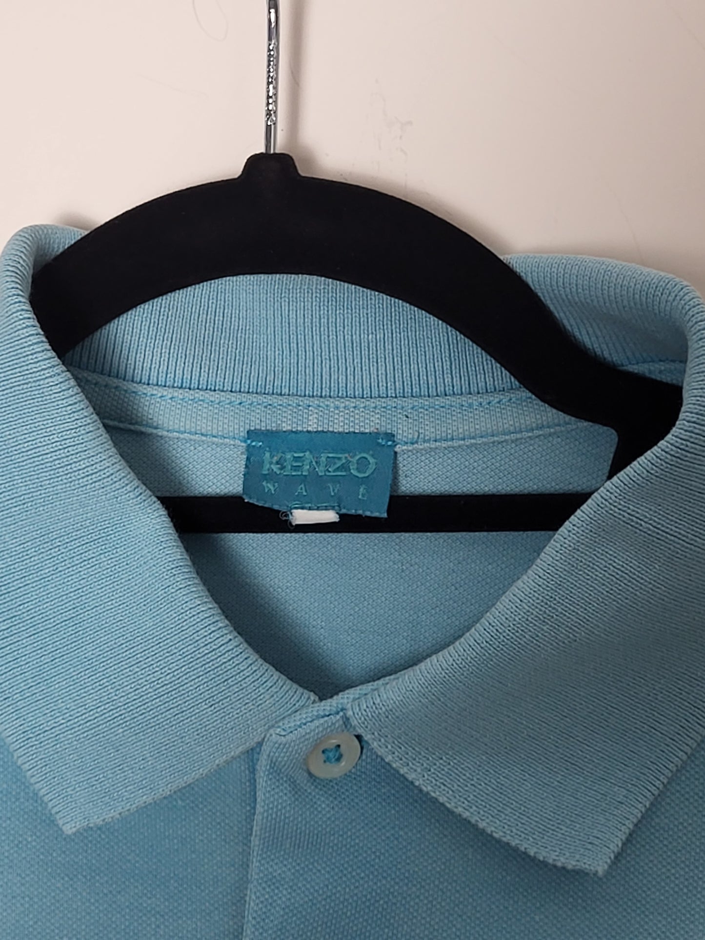 KENZO - Poloshirt - Klassisch - Hellblau - Herren - L
