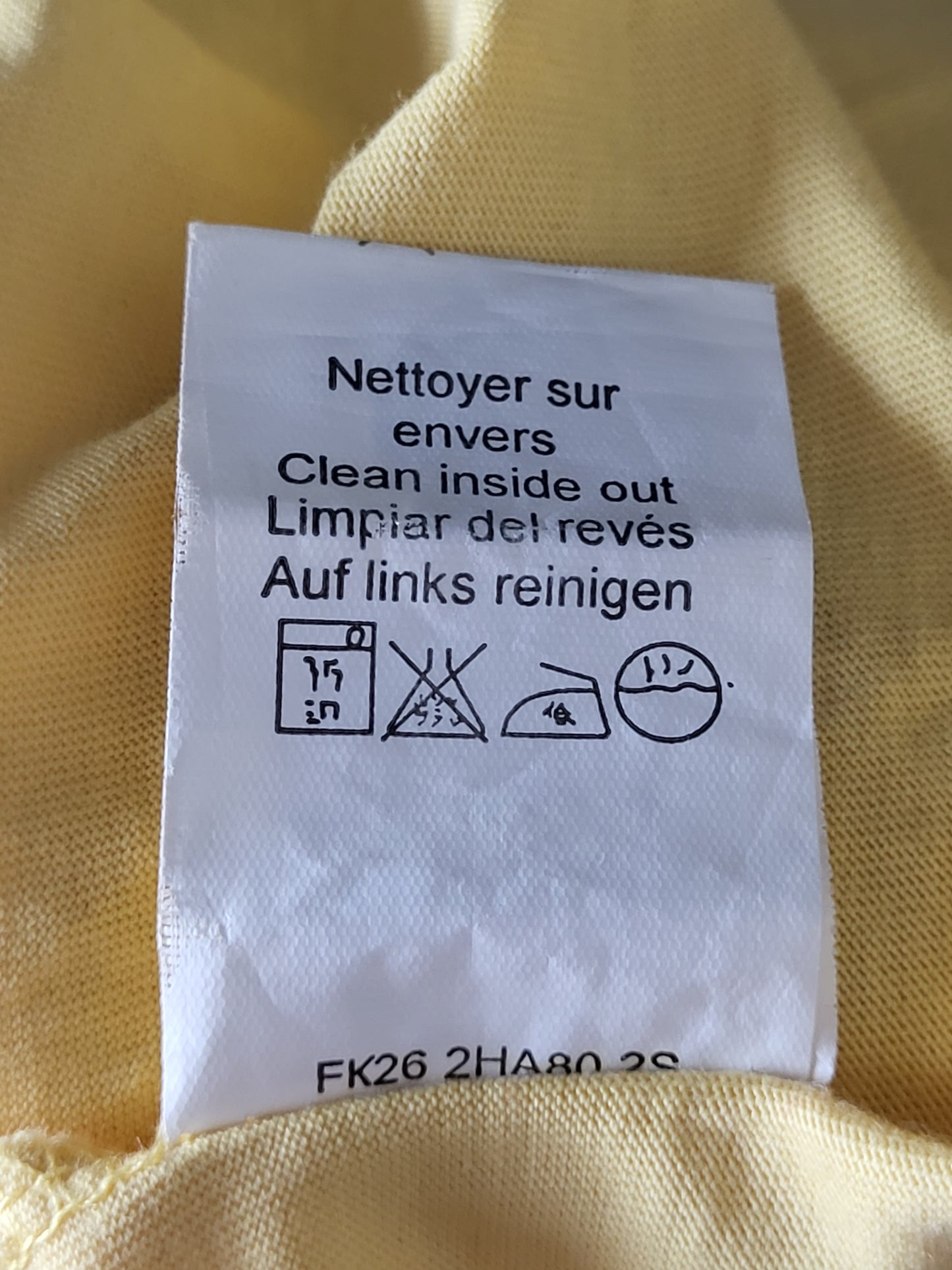 KENZO - T-Shirt - Klassisch - Gelb - Herren - L