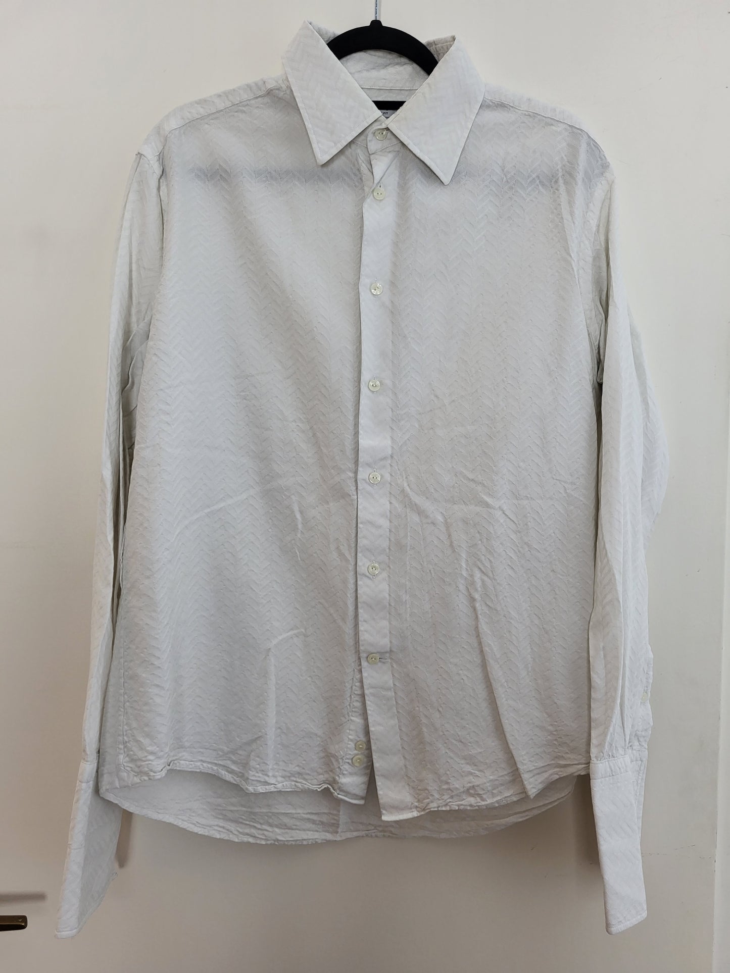 VERSACE Collection - Hemd - Klassisch - Weiß - Herren - L