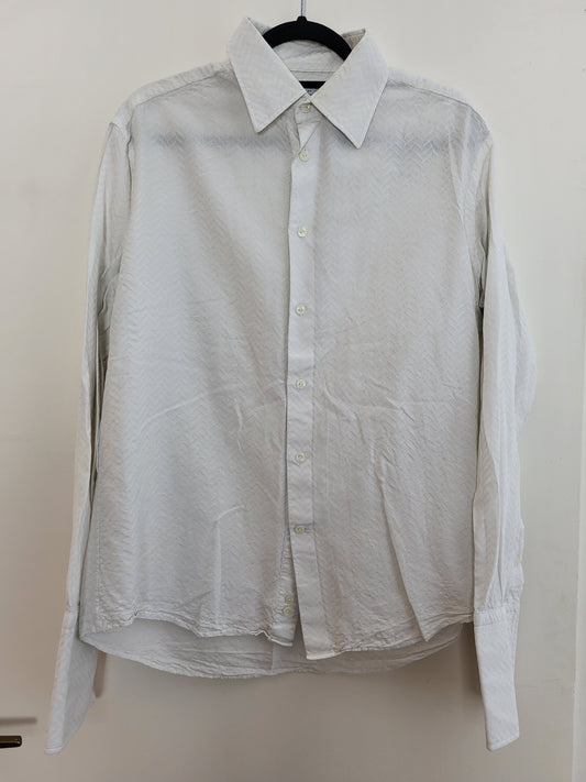 VERSACE Collection - Hemd - Klassisch - Weiß - Herren - L