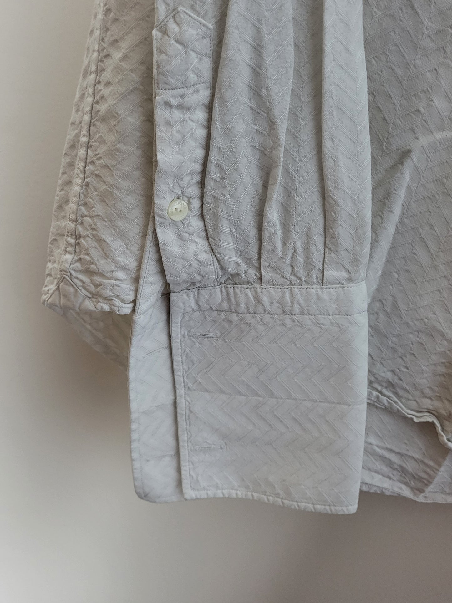 VERSACE Collection - Hemd - Klassisch - Weiß - Herren - L