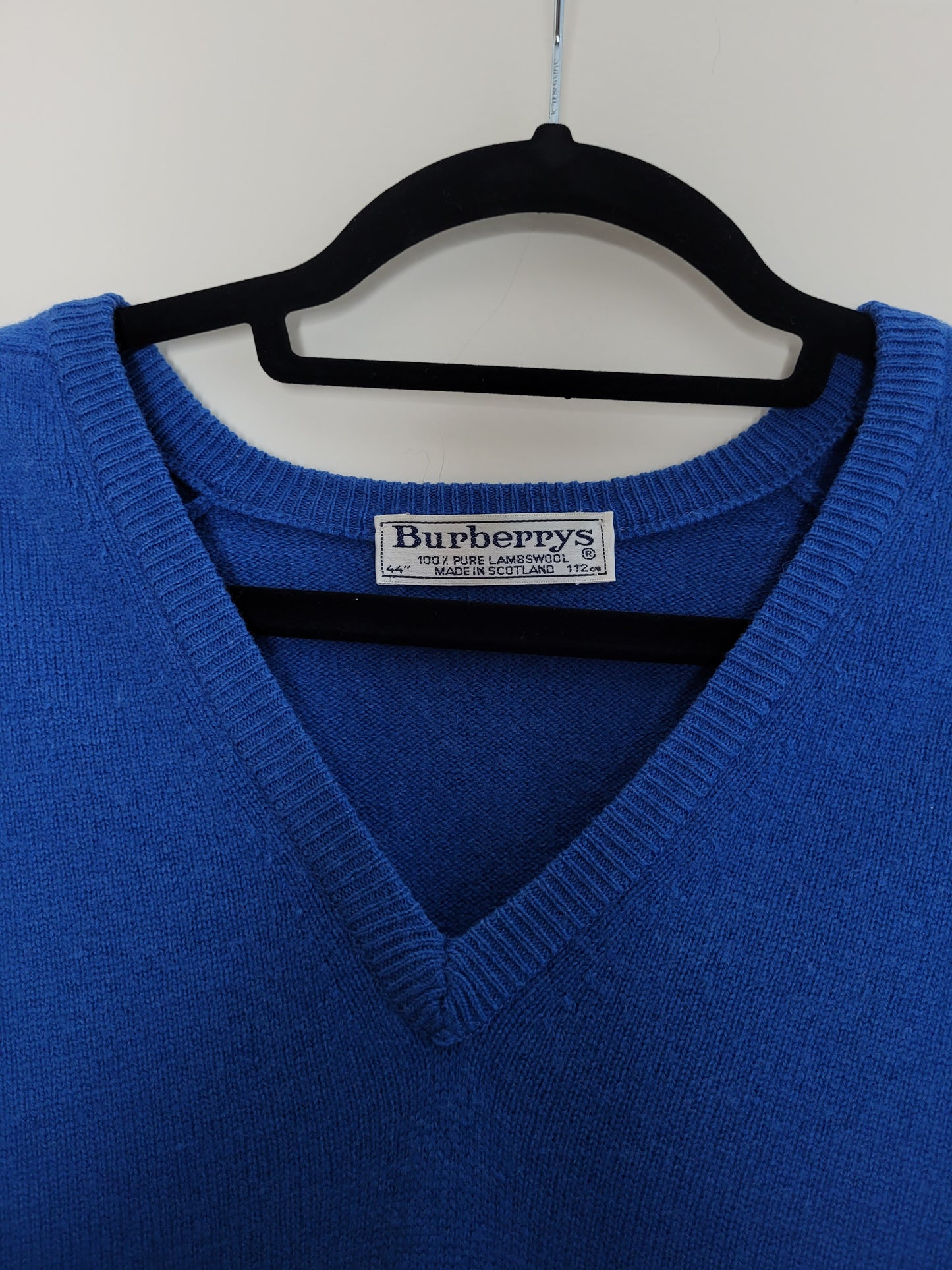 BURBERRY - Pullover - Exklusiv - Königsblau - Herren - XL