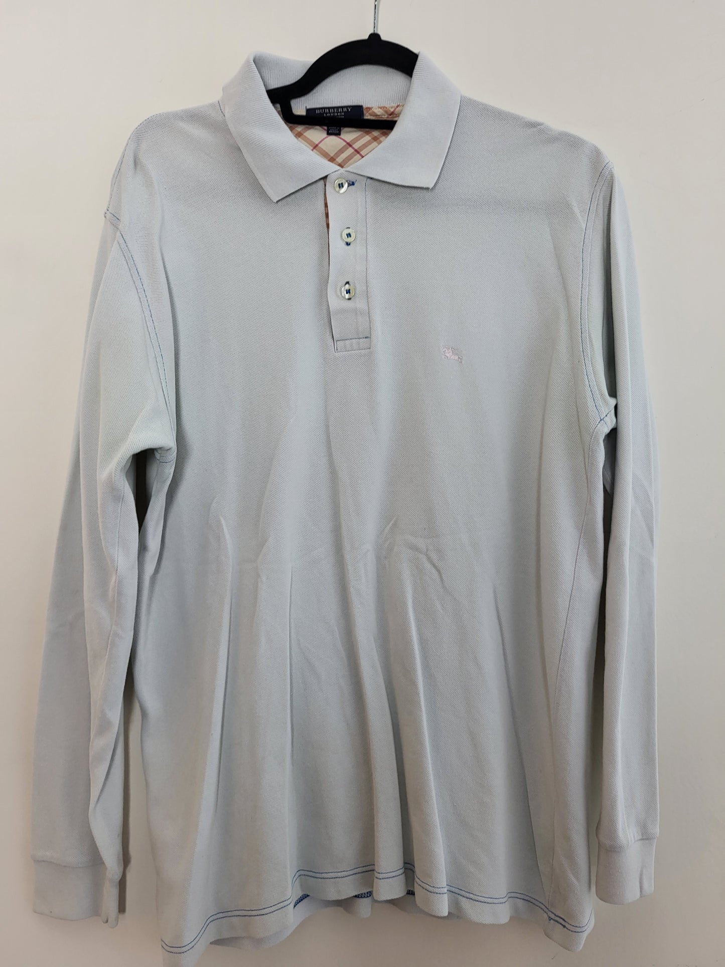 BURBERRY - Poloshirt - Klassisch - Weiß - Herren - S/M