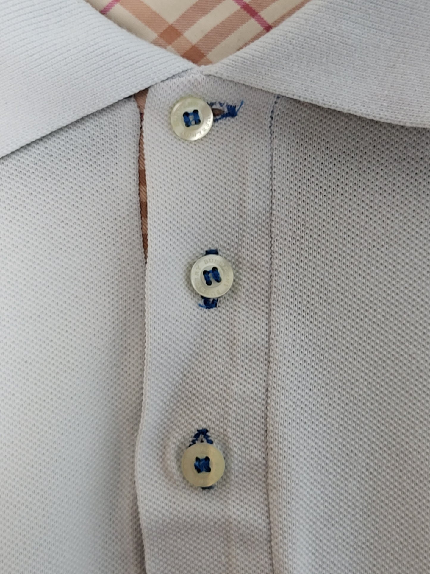 BURBERRY - Poloshirt - Klassisch - Weiß - Herren - S/M