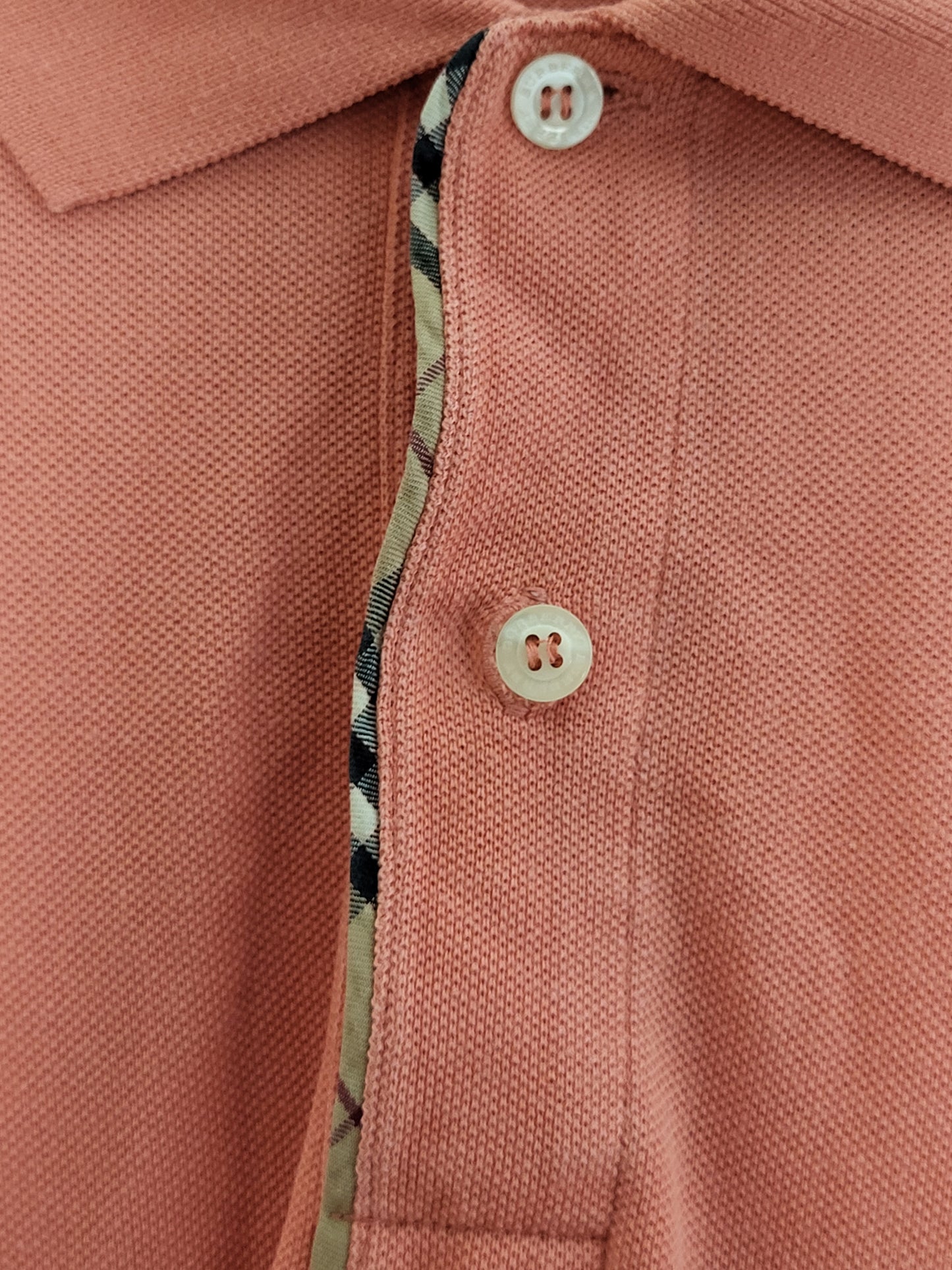 BURBERRY - Poloshirt - Klassisch - Apricot - Herren - L/XL