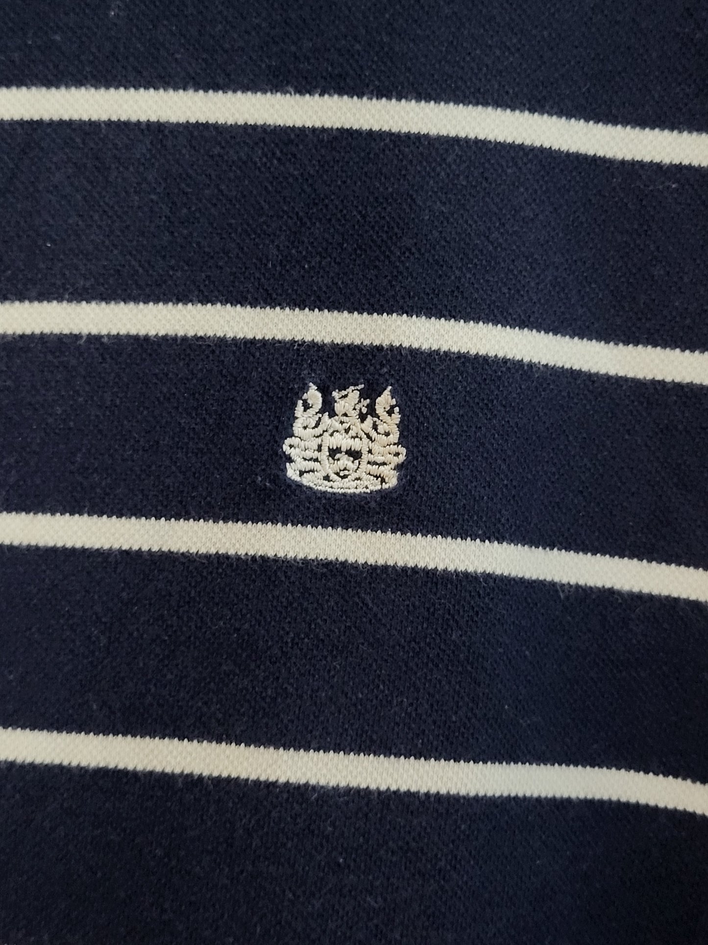 Aquascutum - Poloshirt - Streifen - Dunkelblau - Herren - S