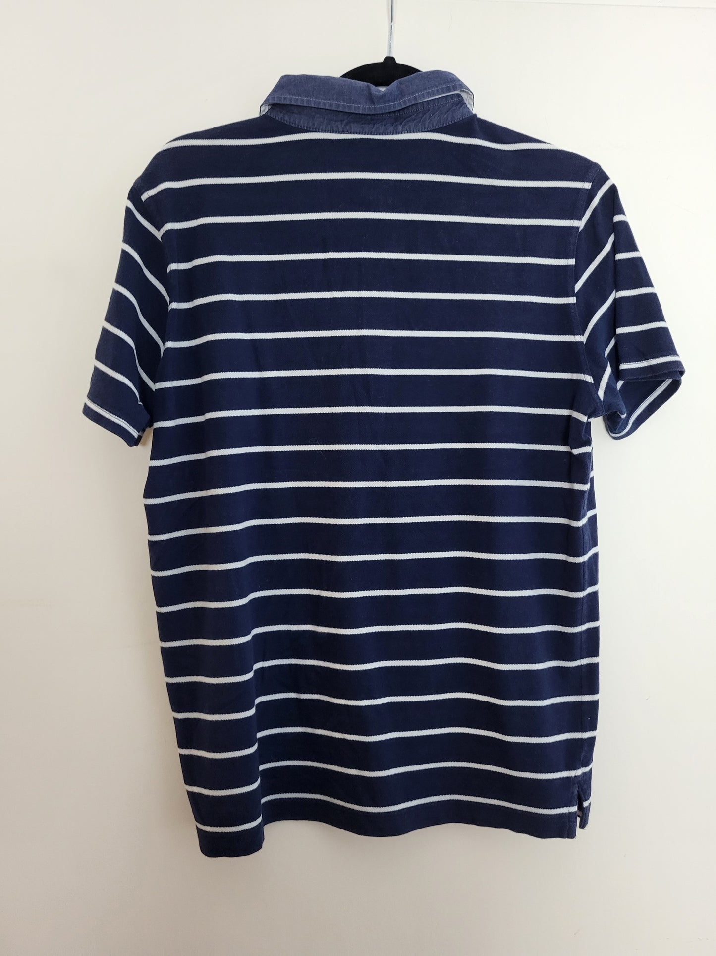 Aquascutum - Poloshirt - Streifen - Dunkelblau - Herren - S