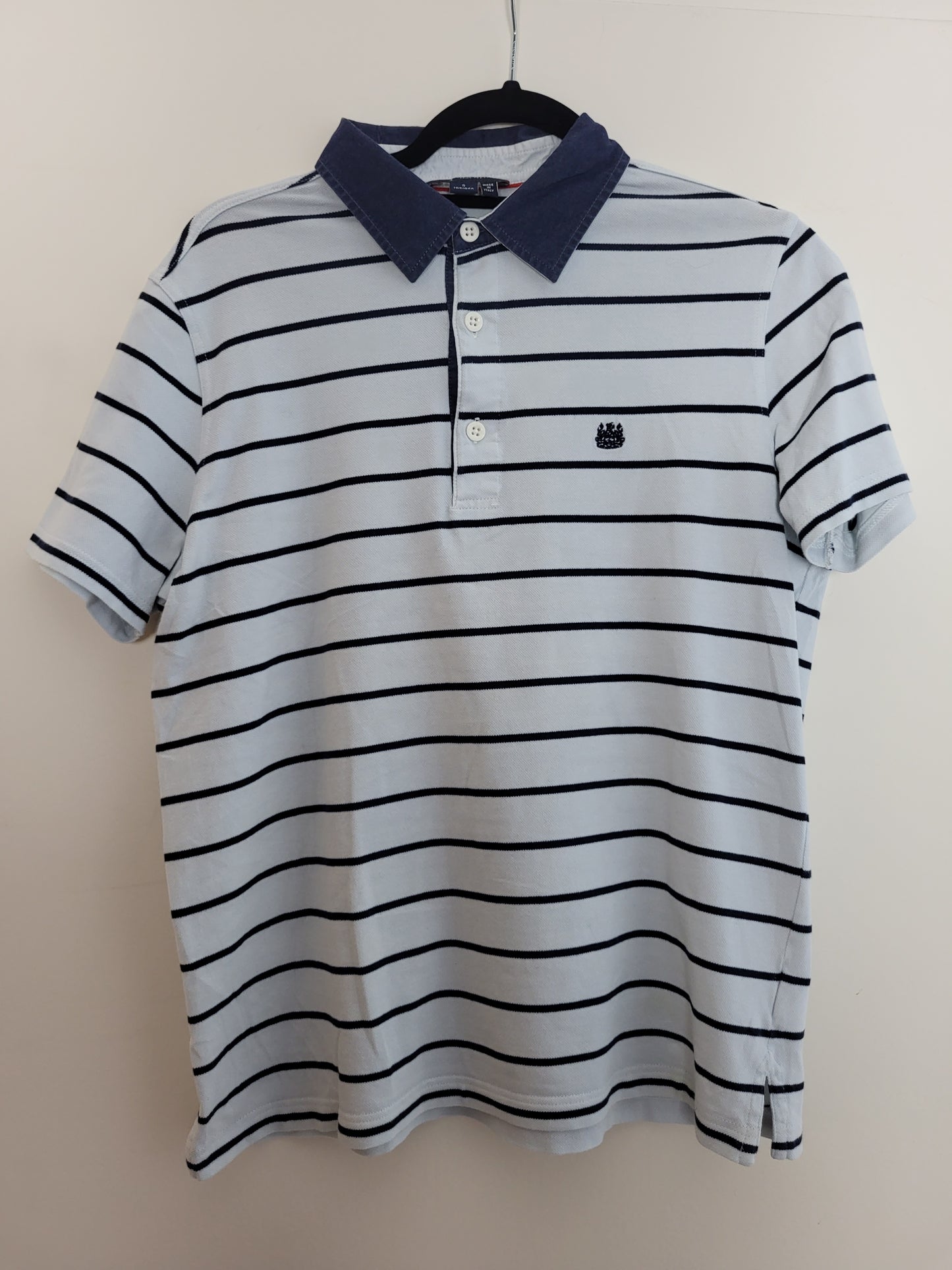 Aquascutum - Poloshirt - Streifen - Hellblau - Herren - S