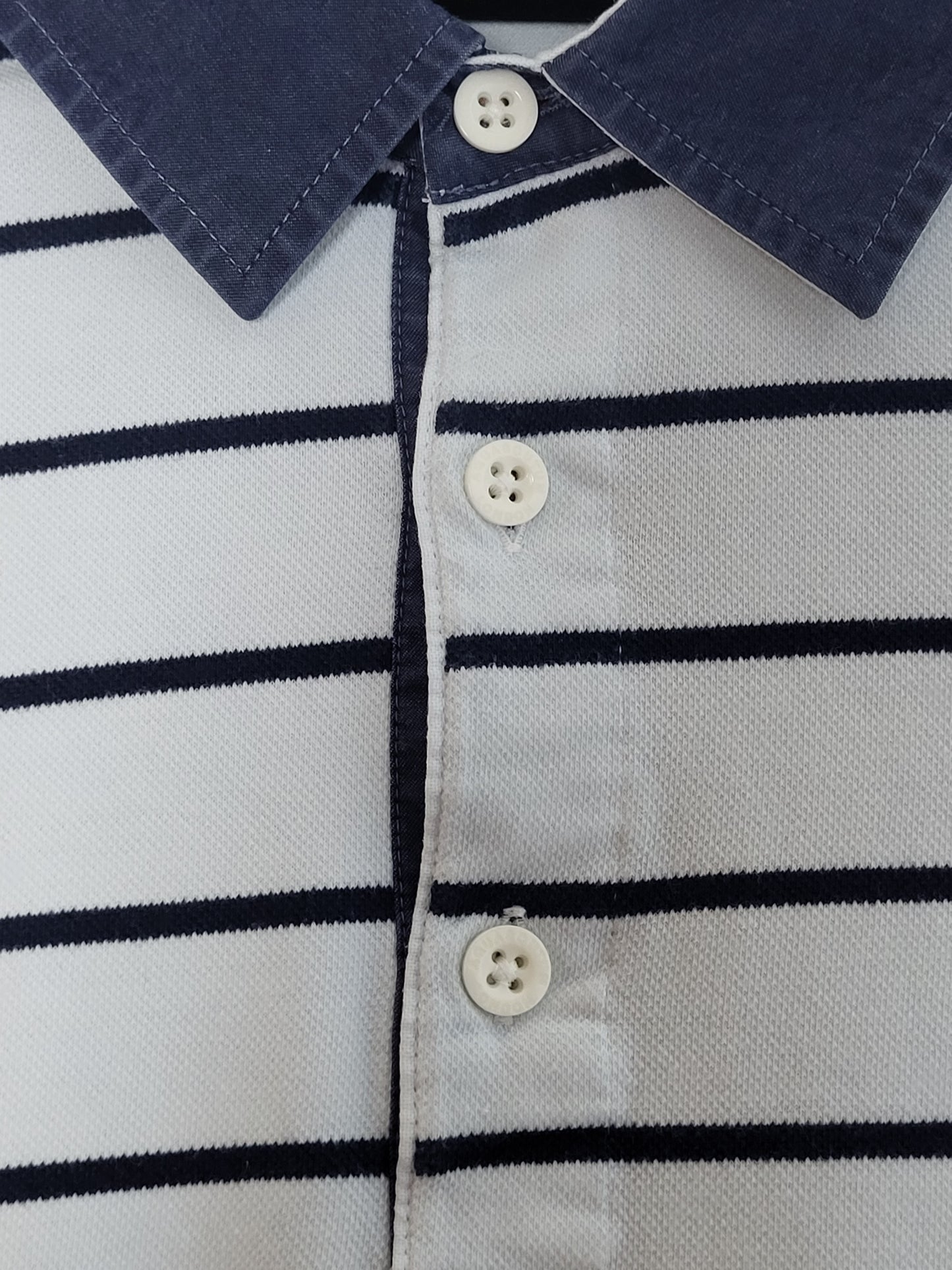 Aquascutum - Poloshirt - Streifen - Hellblau - Herren - S