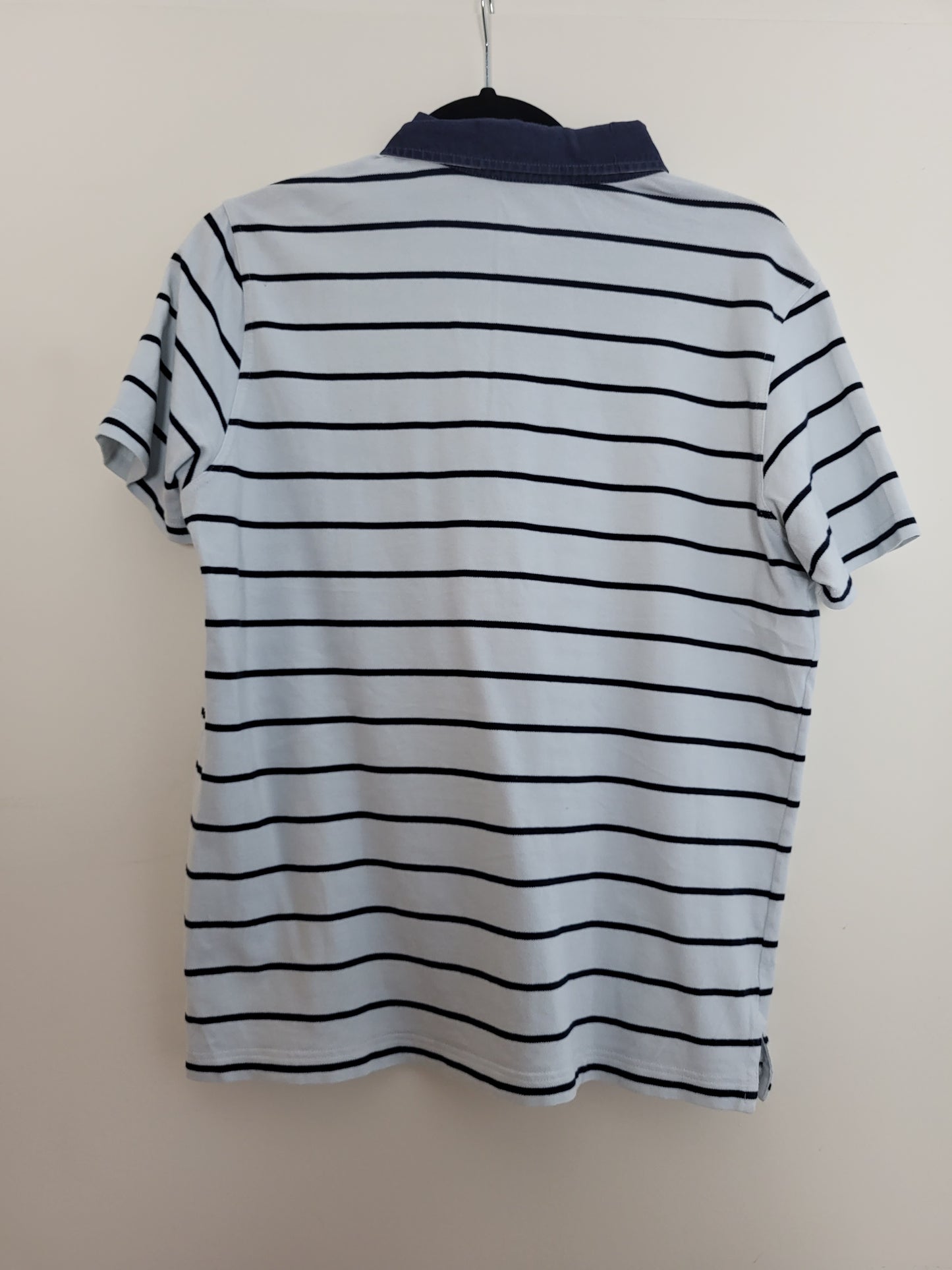 Aquascutum - Poloshirt - Streifen - Hellblau - Herren - S