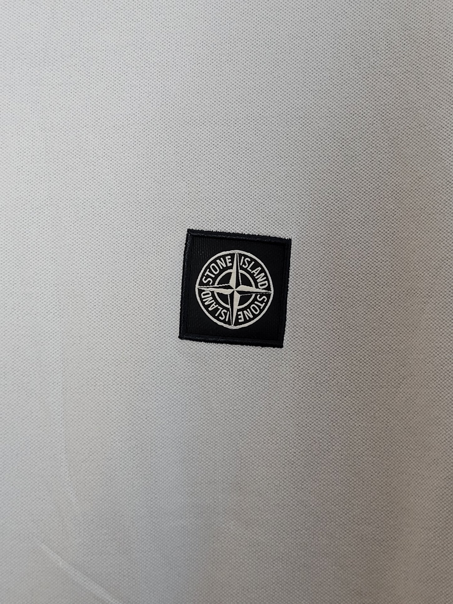 STONE ISLAND - Poloshirt - Klassisch - Hellgrau - Herren - XL/XXL