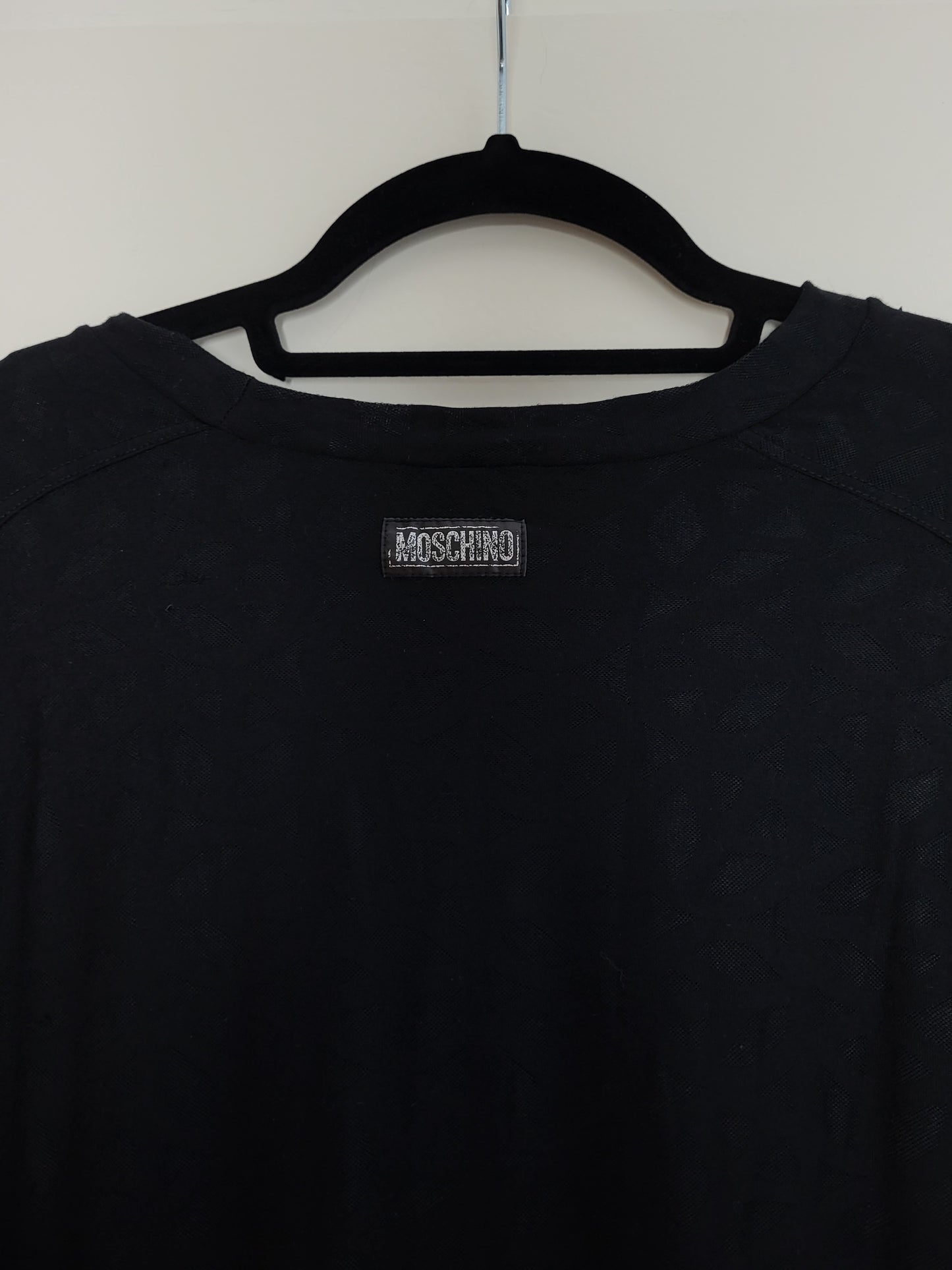 MOSCHINO Underwear- Longsleeve - Klassisch - Schwarz - Damen - M