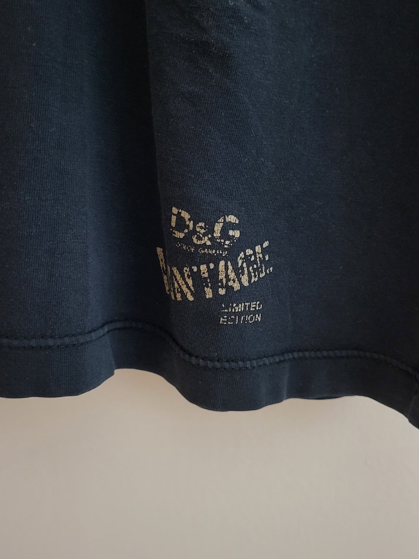 Dolce & Gabbana - T-Shirt - Limited Edition - Dunkelgrau - Herren - M