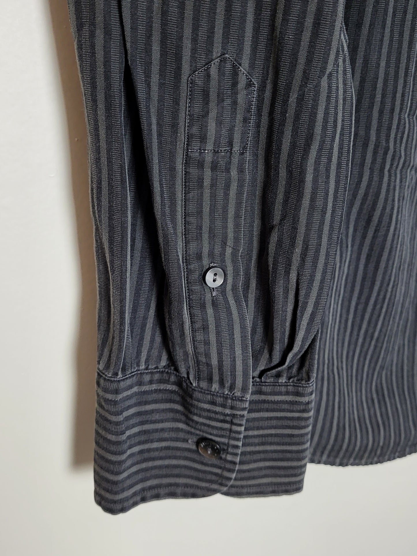 Dolce & Gabbana - Hemd - Streifen - Anthrazit - Herren - L/XL