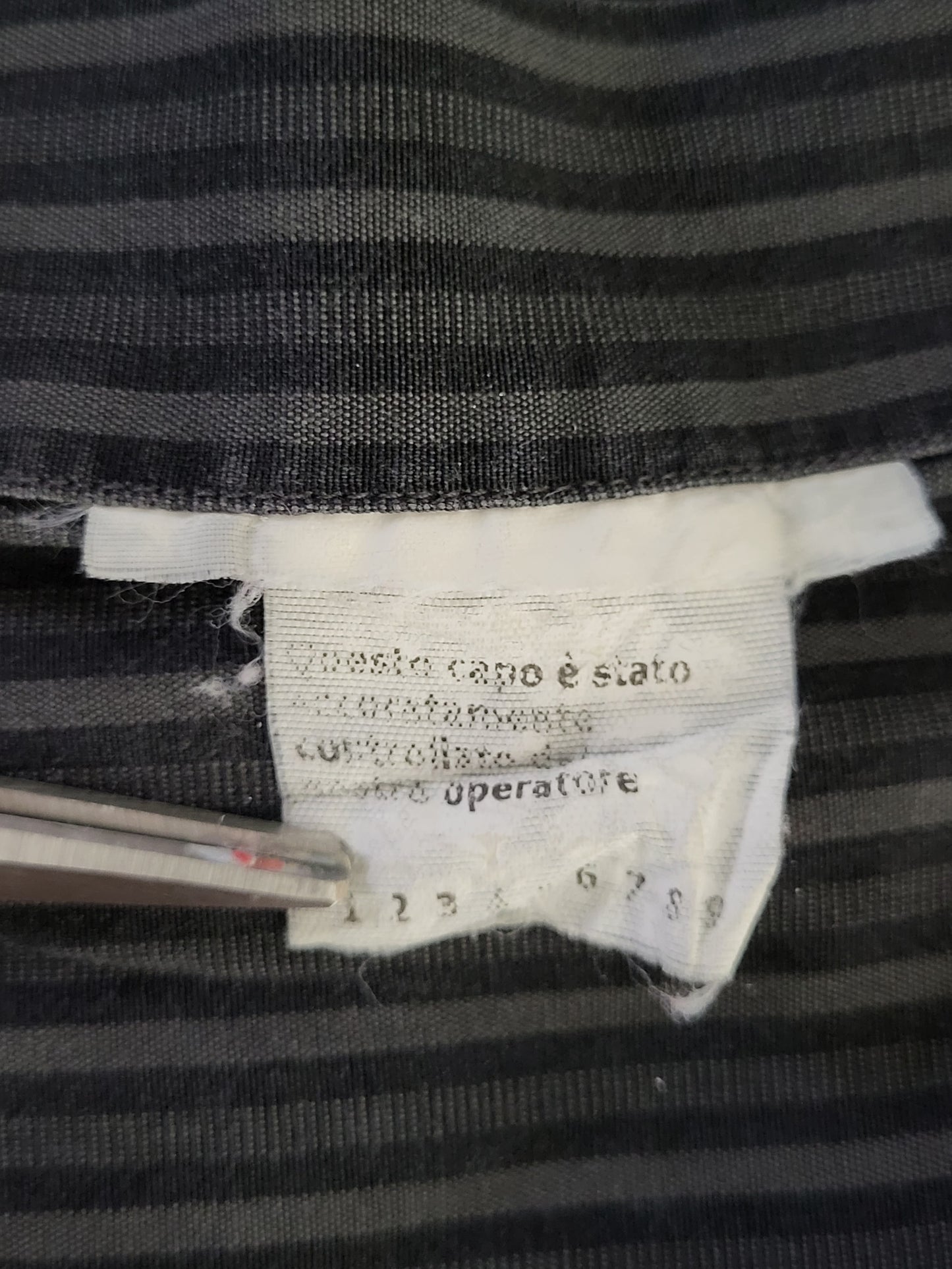 Dolce & Gabbana - Hemd - Streifen - Anthrazit - Herren - L/XL