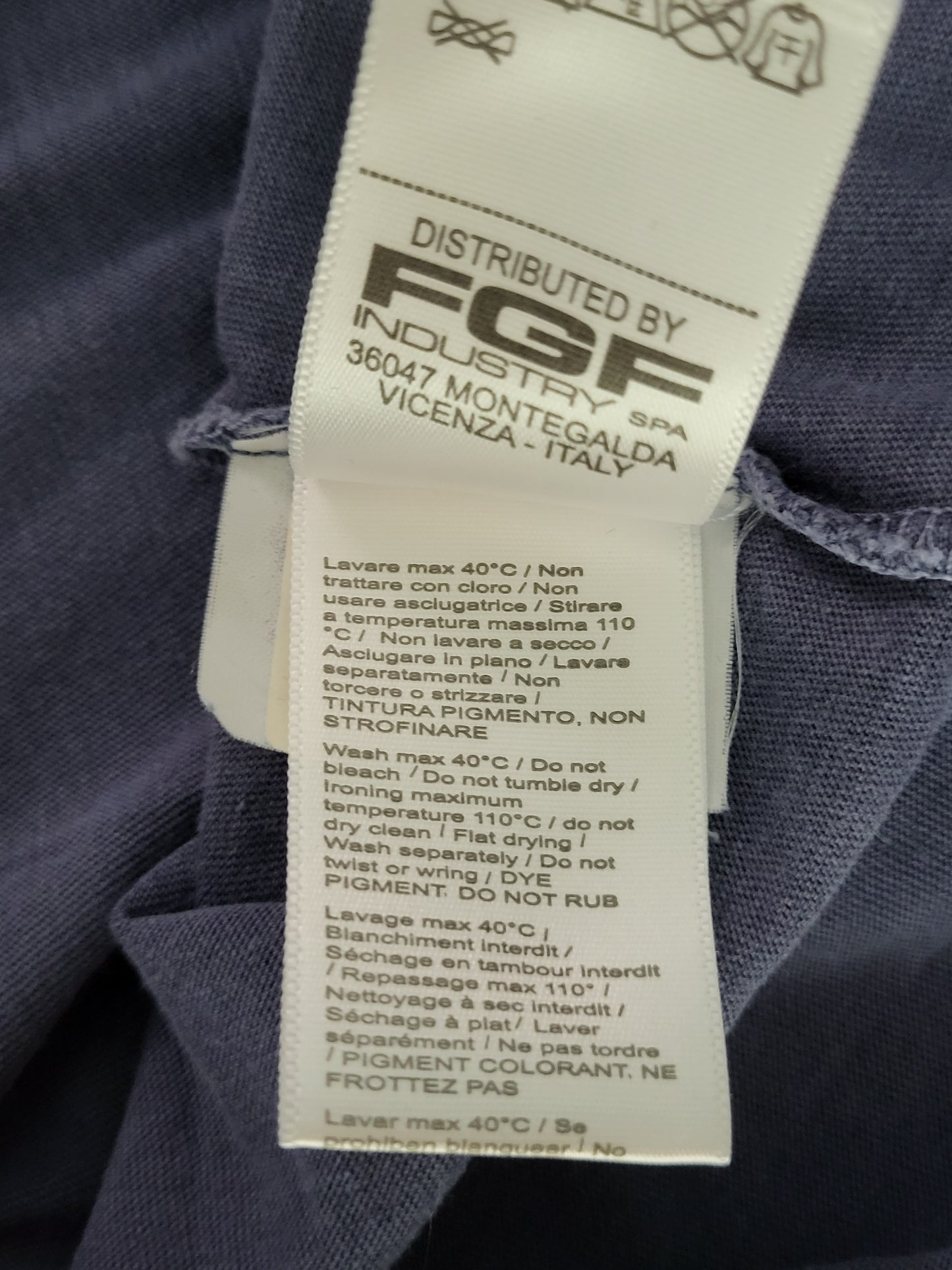 C.P. COMPANY - T-Shirt - Klassisch - Blaugrau - Herren - S