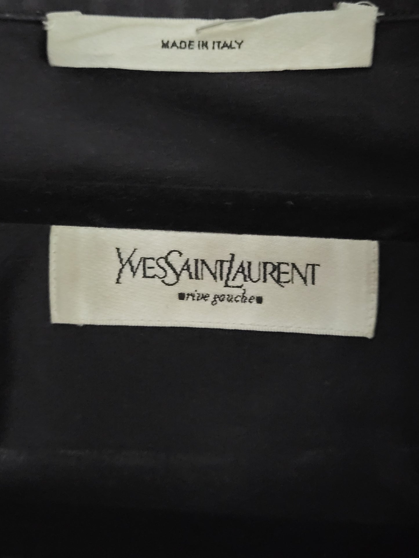 YVES SAINT LAURENT - Hemd - Klassisch - Schwarz - Herren - L/XL