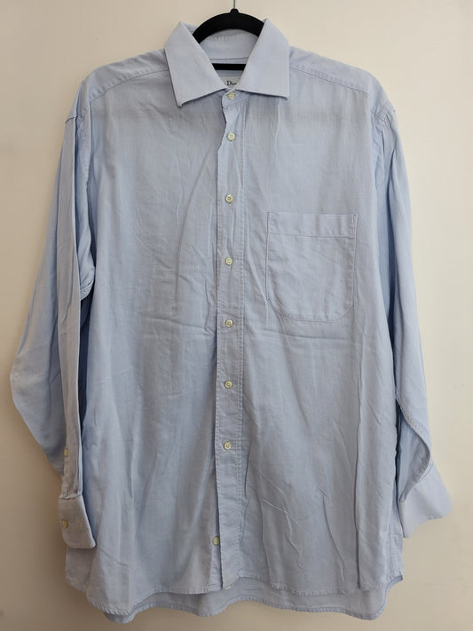 CHRISTIAN DIOR - Hemd - Klassisch - Hellblau - Herren - M/L