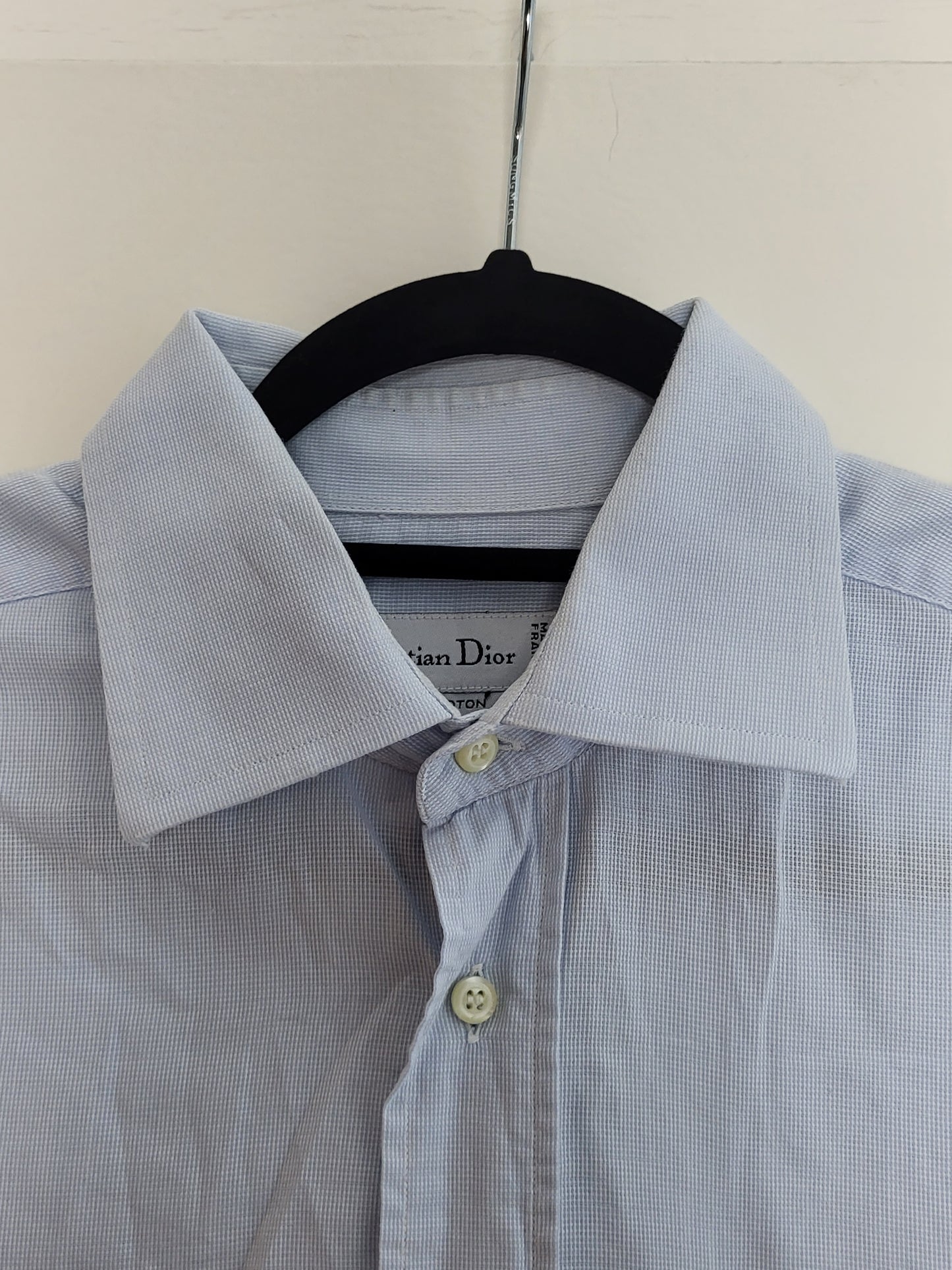 CHRISTIAN DIOR - Hemd - Klassisch - Hellblau - Herren - M/L