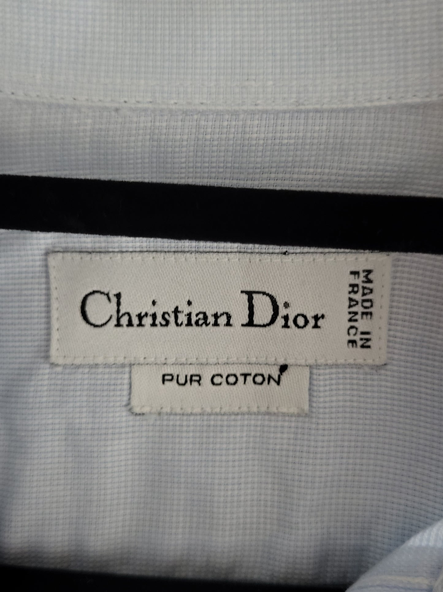CHRISTIAN DIOR - Hemd - Klassisch - Hellblau - Herren - M/L