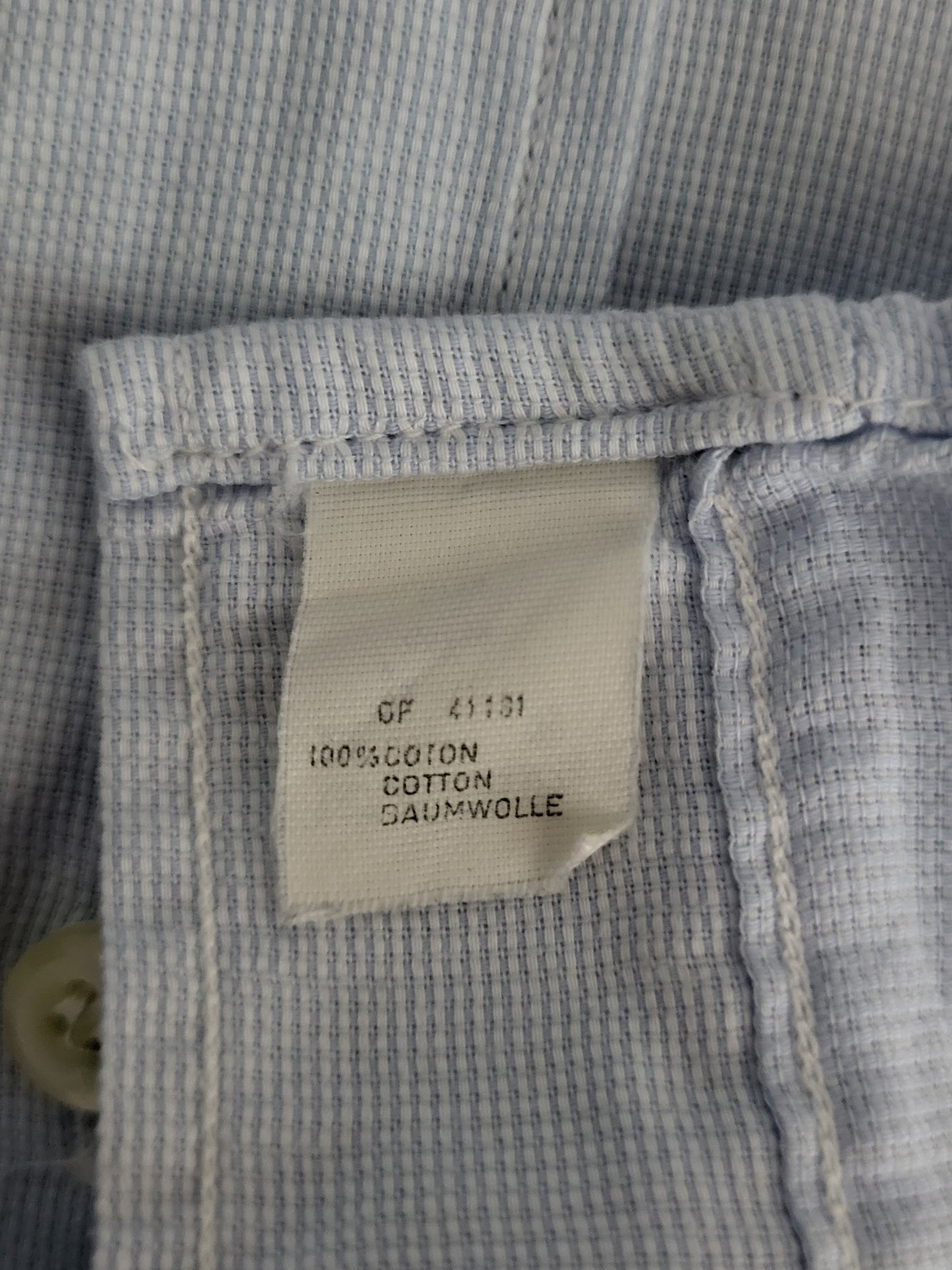 CHRISTIAN DIOR - Hemd - Klassisch - Hellblau - Herren - M/L