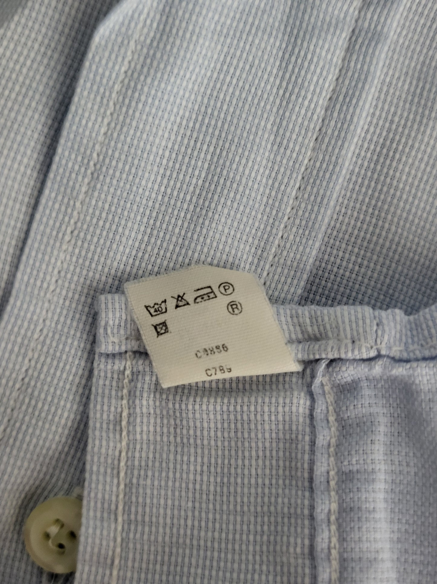 CHRISTIAN DIOR - Hemd - Klassisch - Hellblau - Herren - M/L