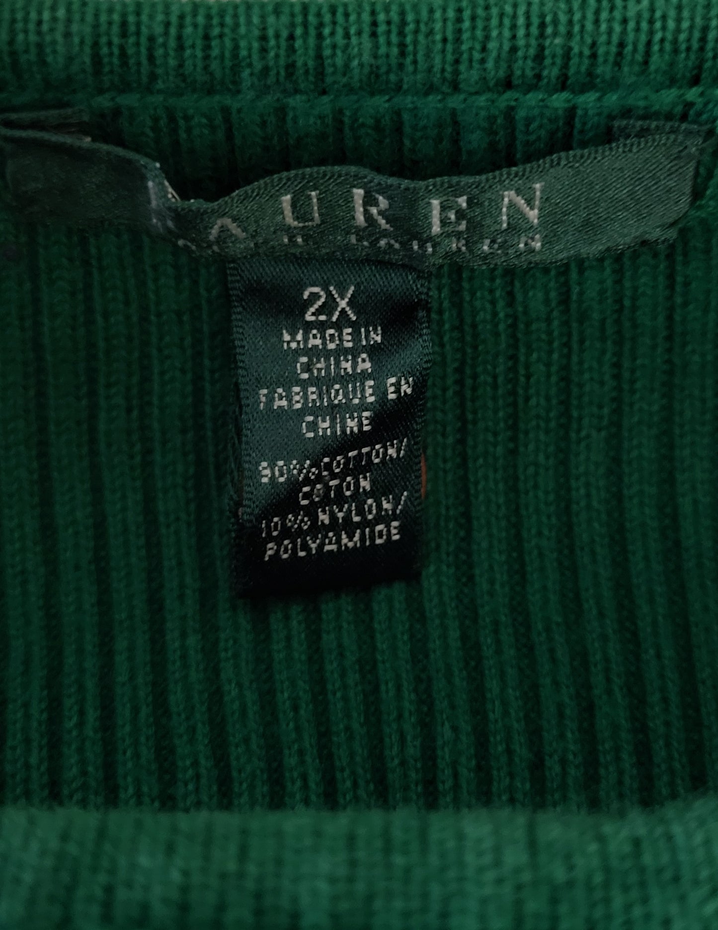 Ralph Lauren - Pulli - Streifen - Schwarz/Grün - Damen - L
