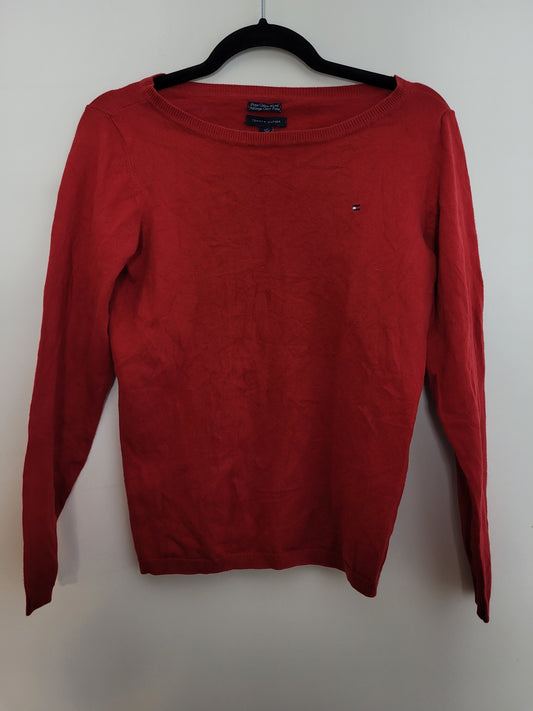 Tommy Hilfiger - Pullover - Klassisch - Rot - Kinder - S