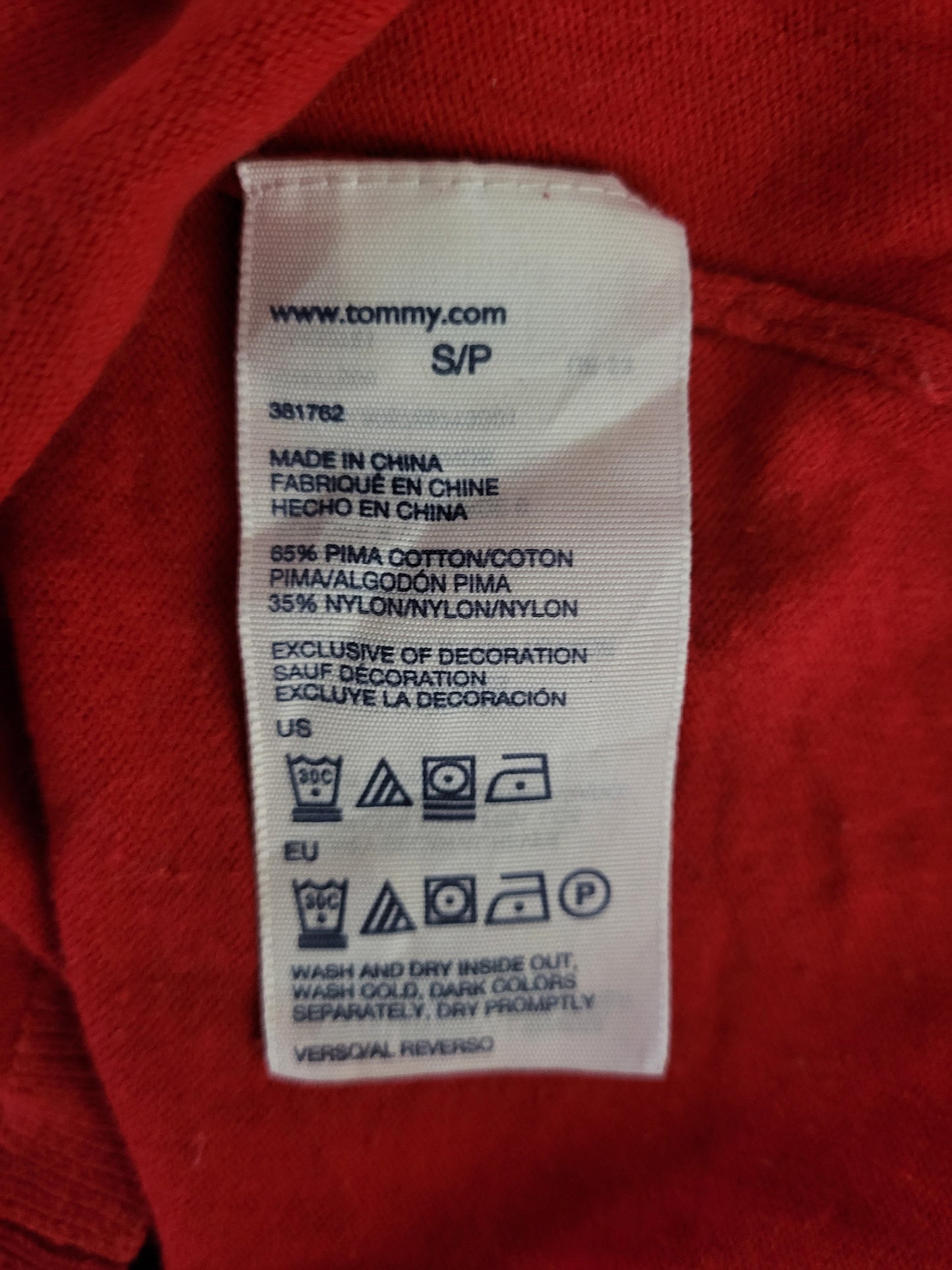 Tommy Hilfiger - Pullover - Klassisch - Rot - Kinder - S