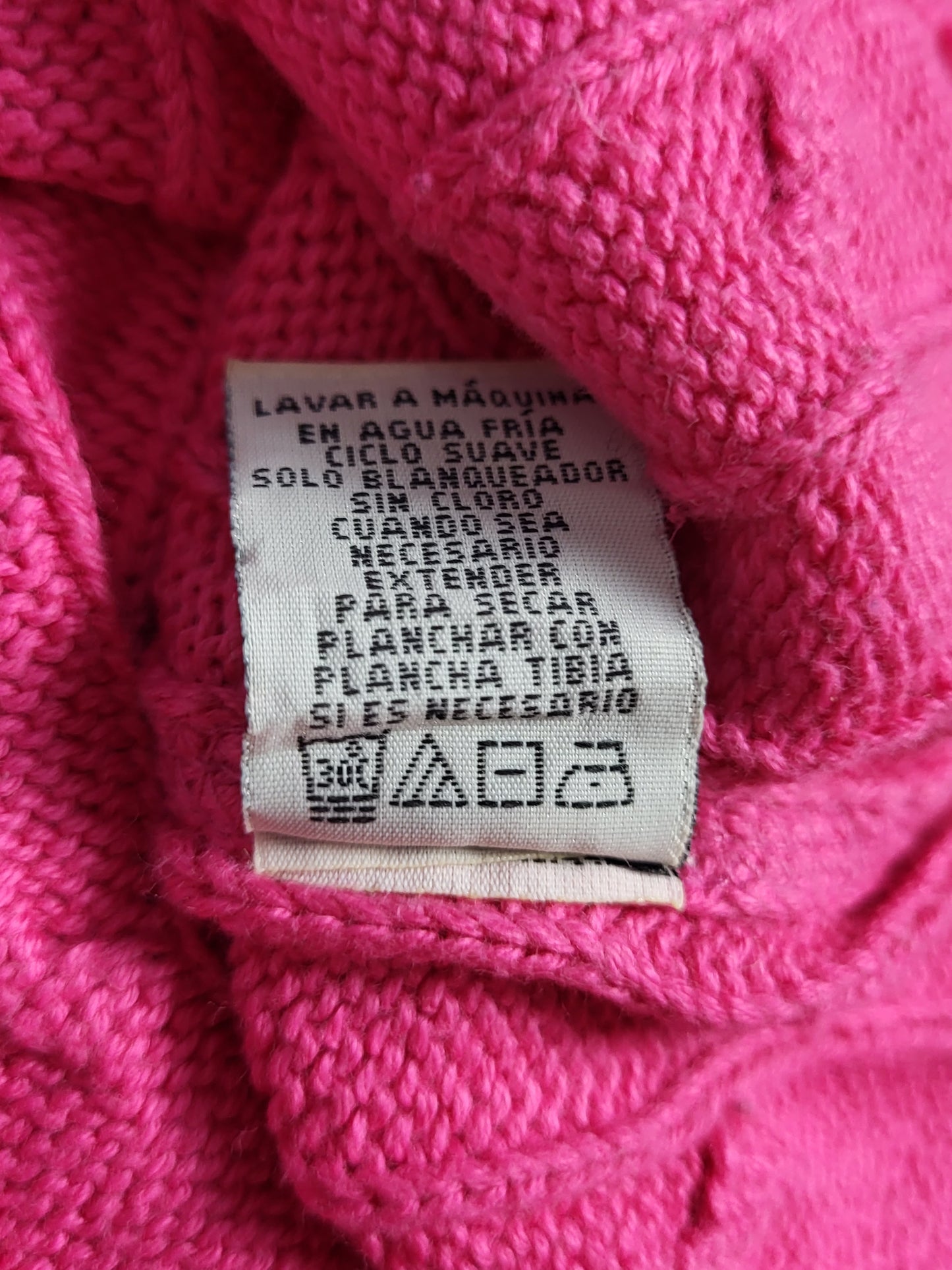 Ralph Lauren Polo Jeans - Pulli - Zopfmuster - Rosa - Damen - M/L