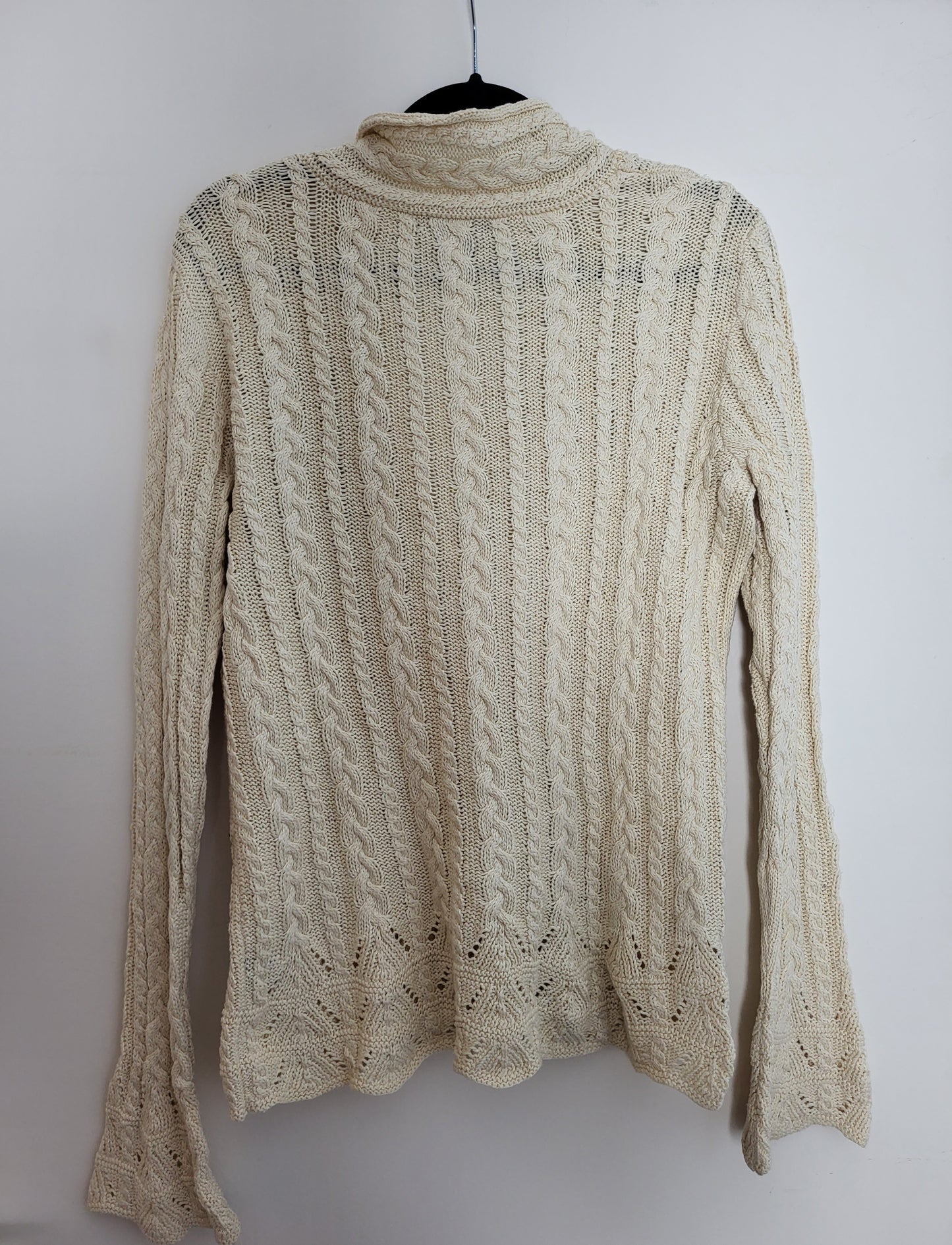 Ralph Lauren - Pulli - Zopfmuster - Weiß - Damen - L