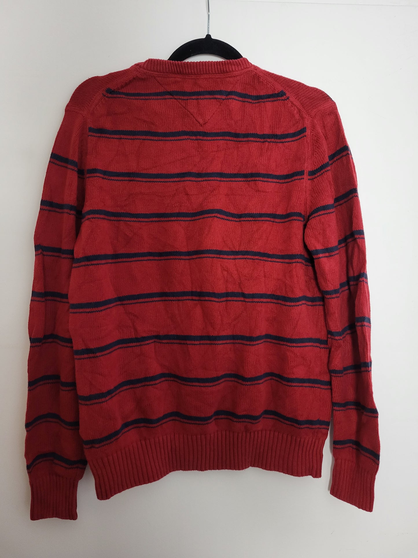 Tommy Hilfiger - Pullover - Streifen - Rot - Herren - M
