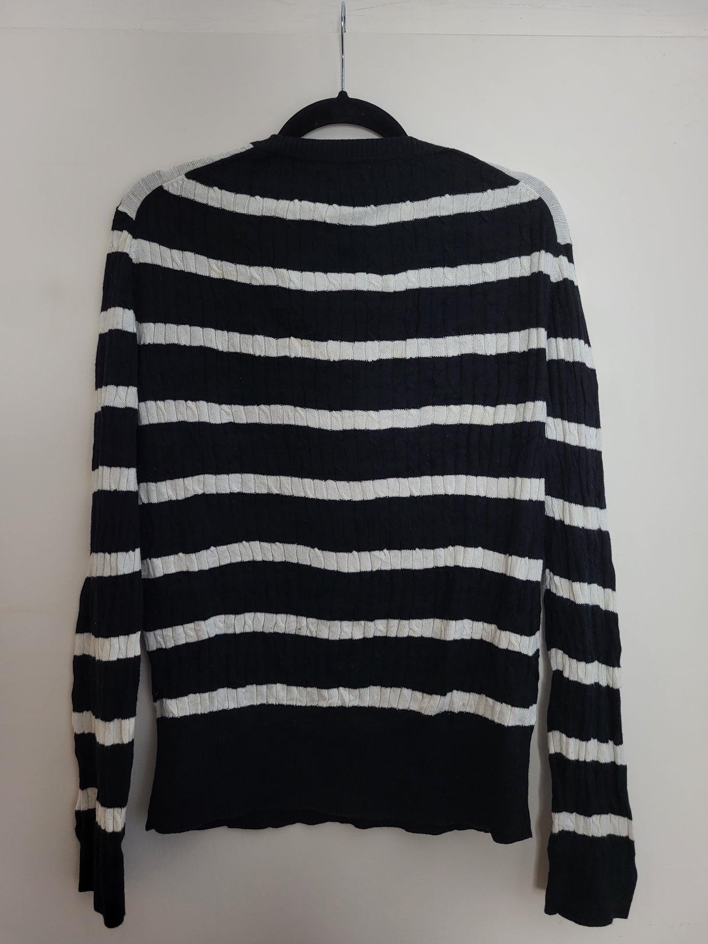 Tommy Hilfiger - Pulli - Streifen - Schwarz - Damen - XL