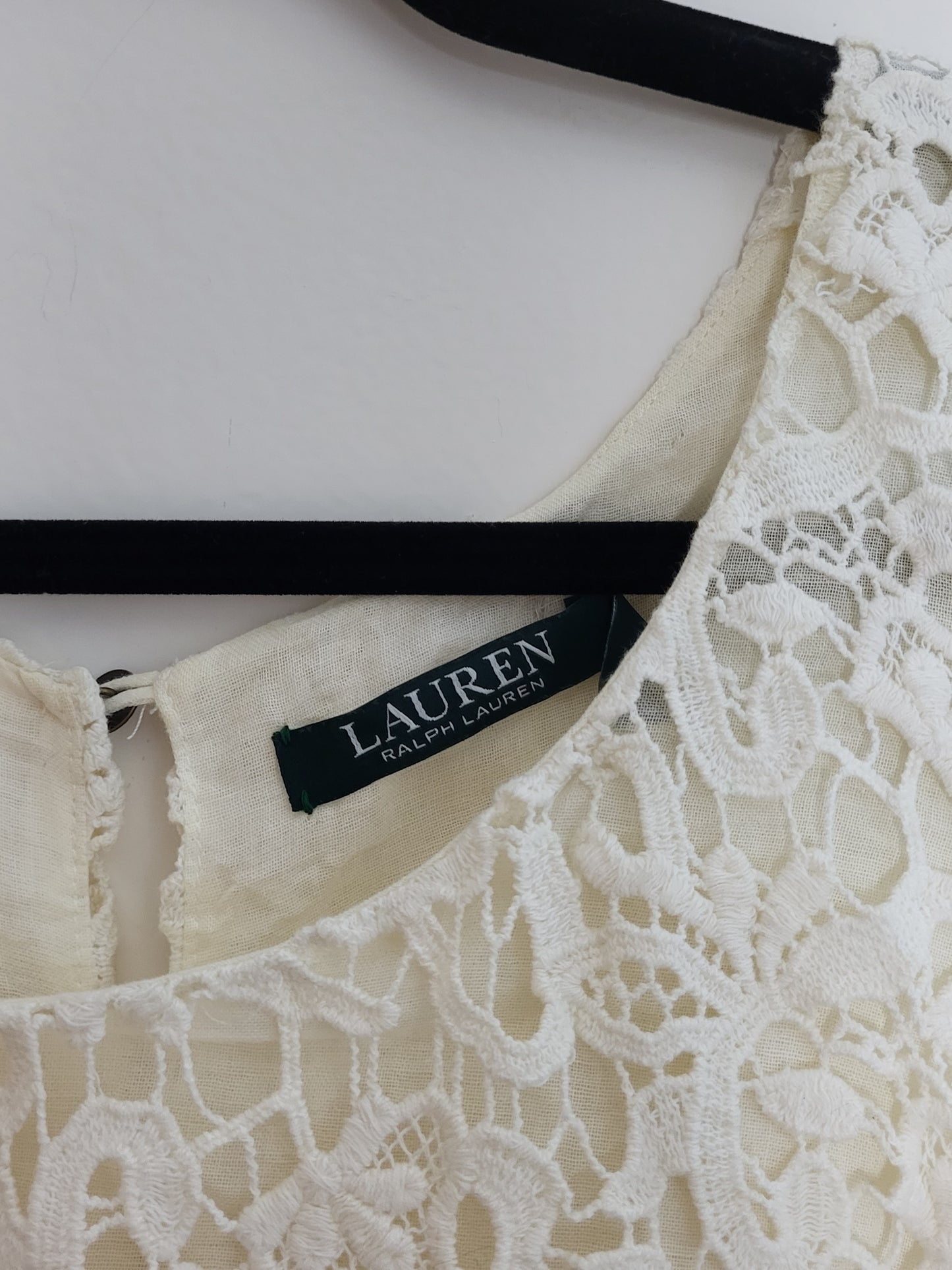Ralph Lauren - Top - Muster - Weiß - Damen - M